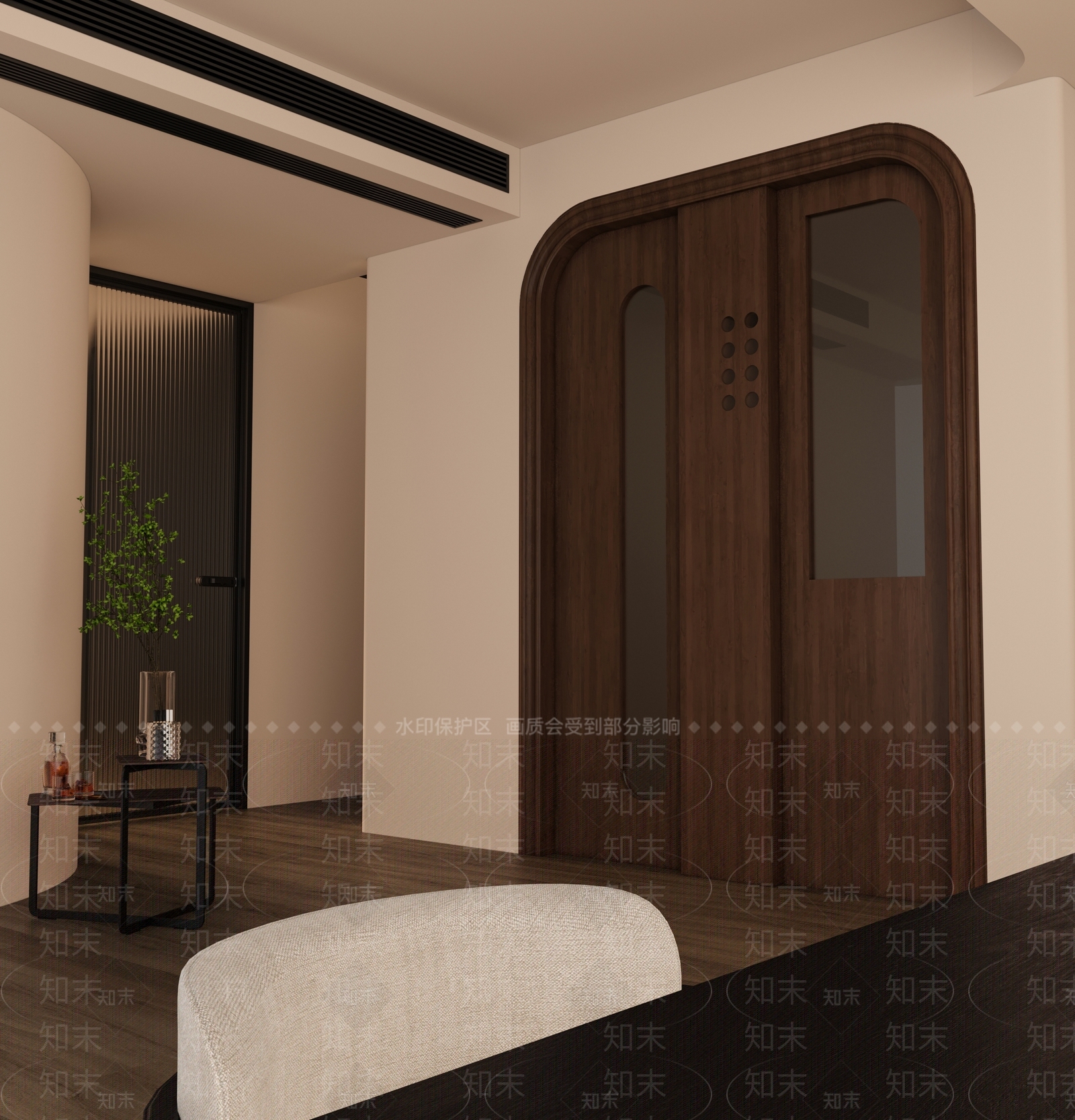 法式入户双开门3D模型下载【ID:1150983045】