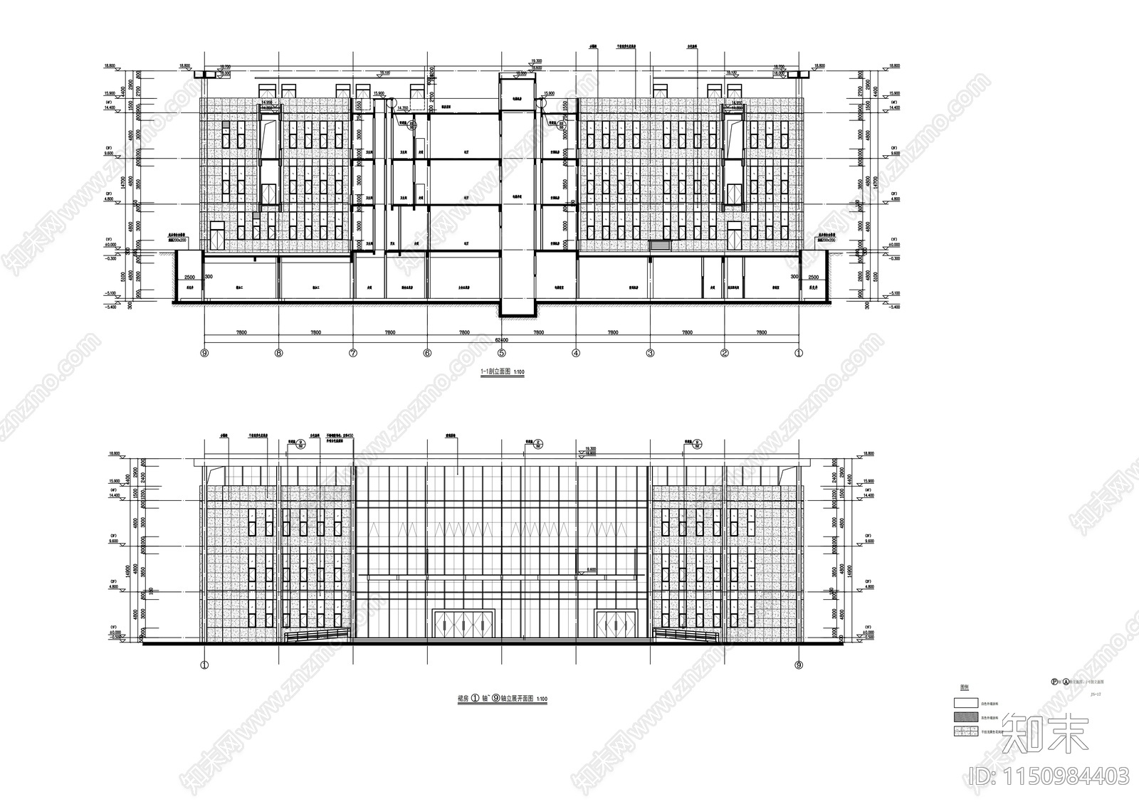 十二层急诊住院综合楼建筑cad施工图下载【ID:1150984403】