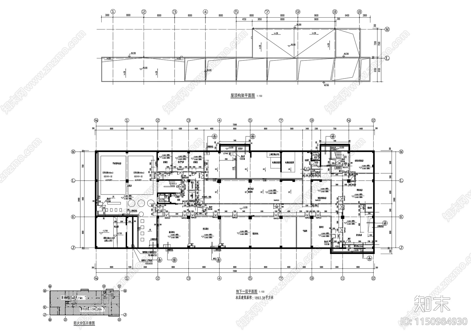 十一层医院门诊住院楼建筑cad施工图下载【ID:1150984930】