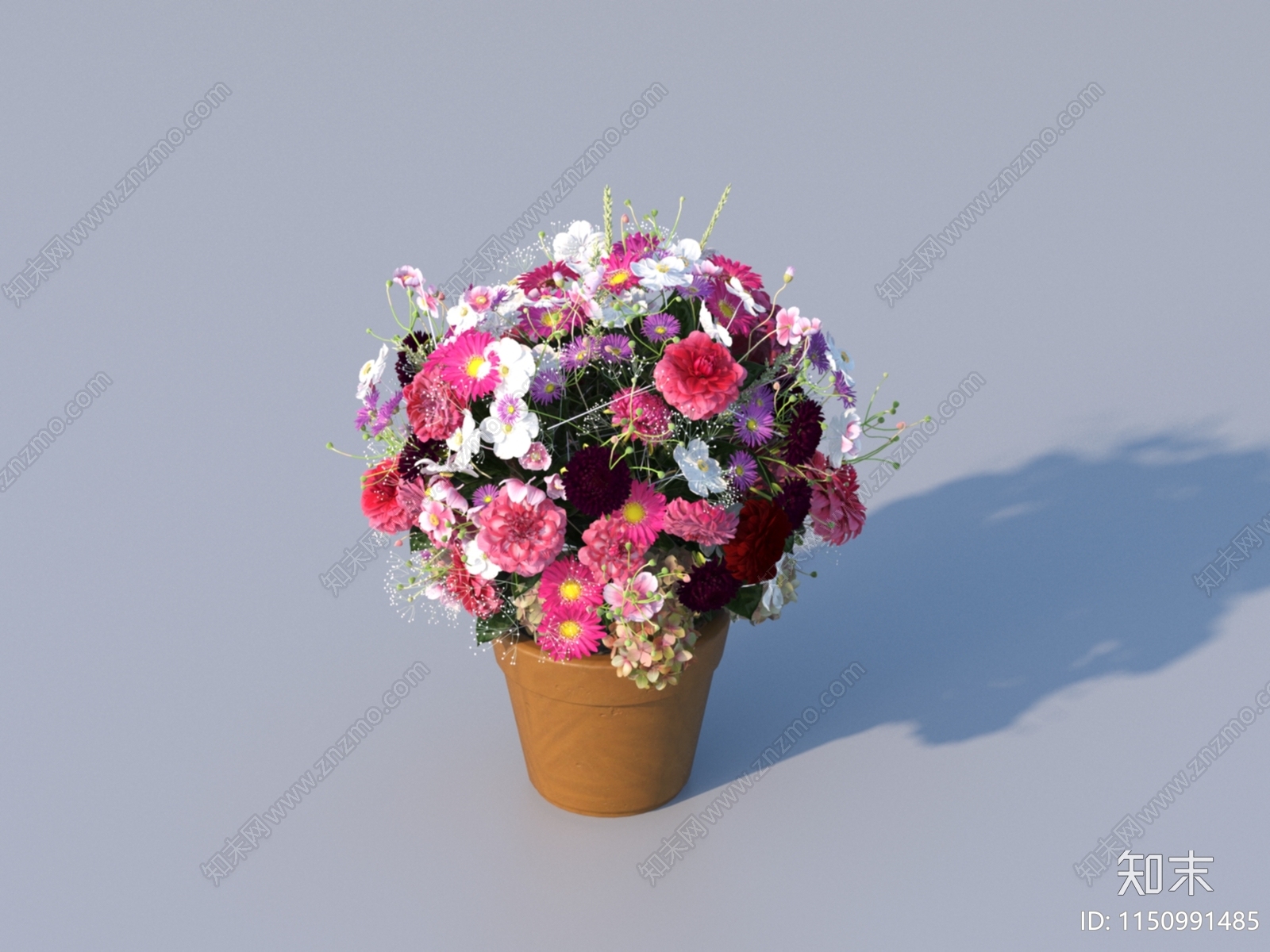 花3D模型下载【ID:1150991485】