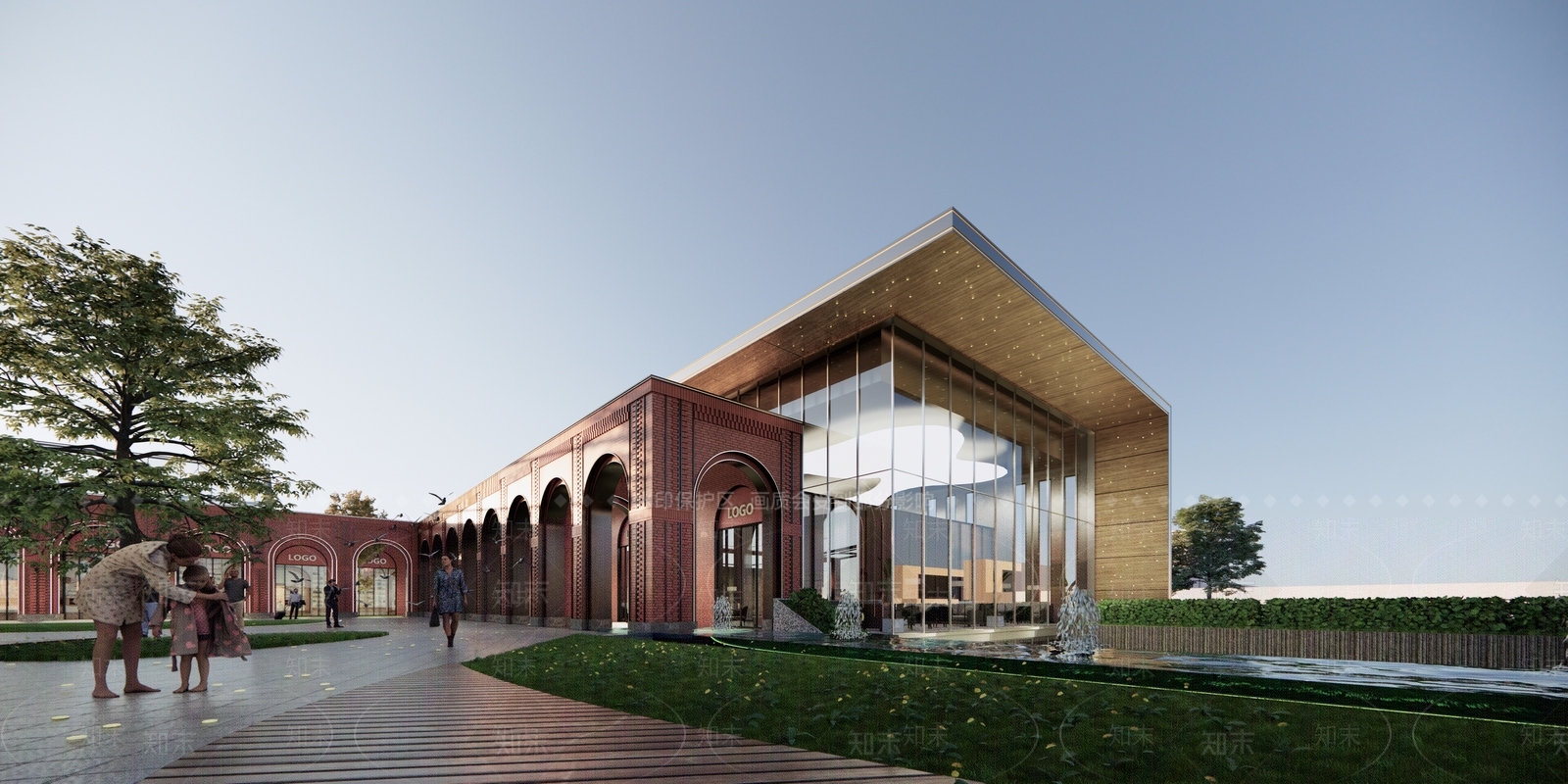 现代商业多层SU模型下载【ID:1150998847】