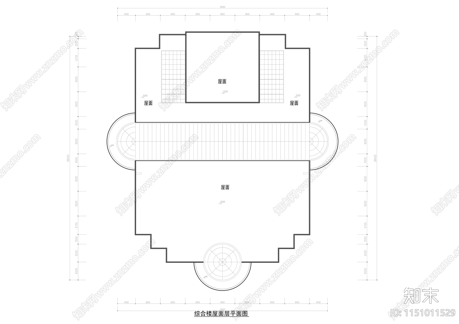 某高中学校综合图书馆施工图下载【ID:1151011529】