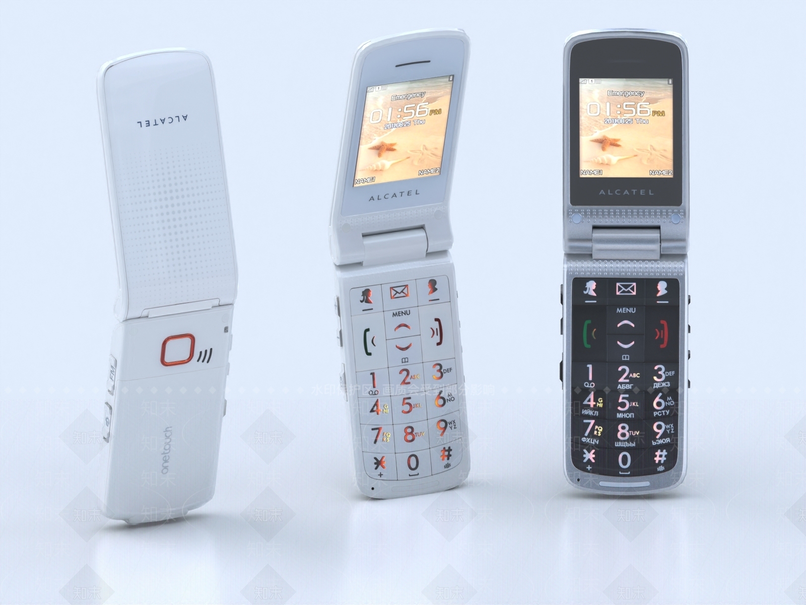 诺基亚翻盖手机3D模型下载【ID:1151015370】