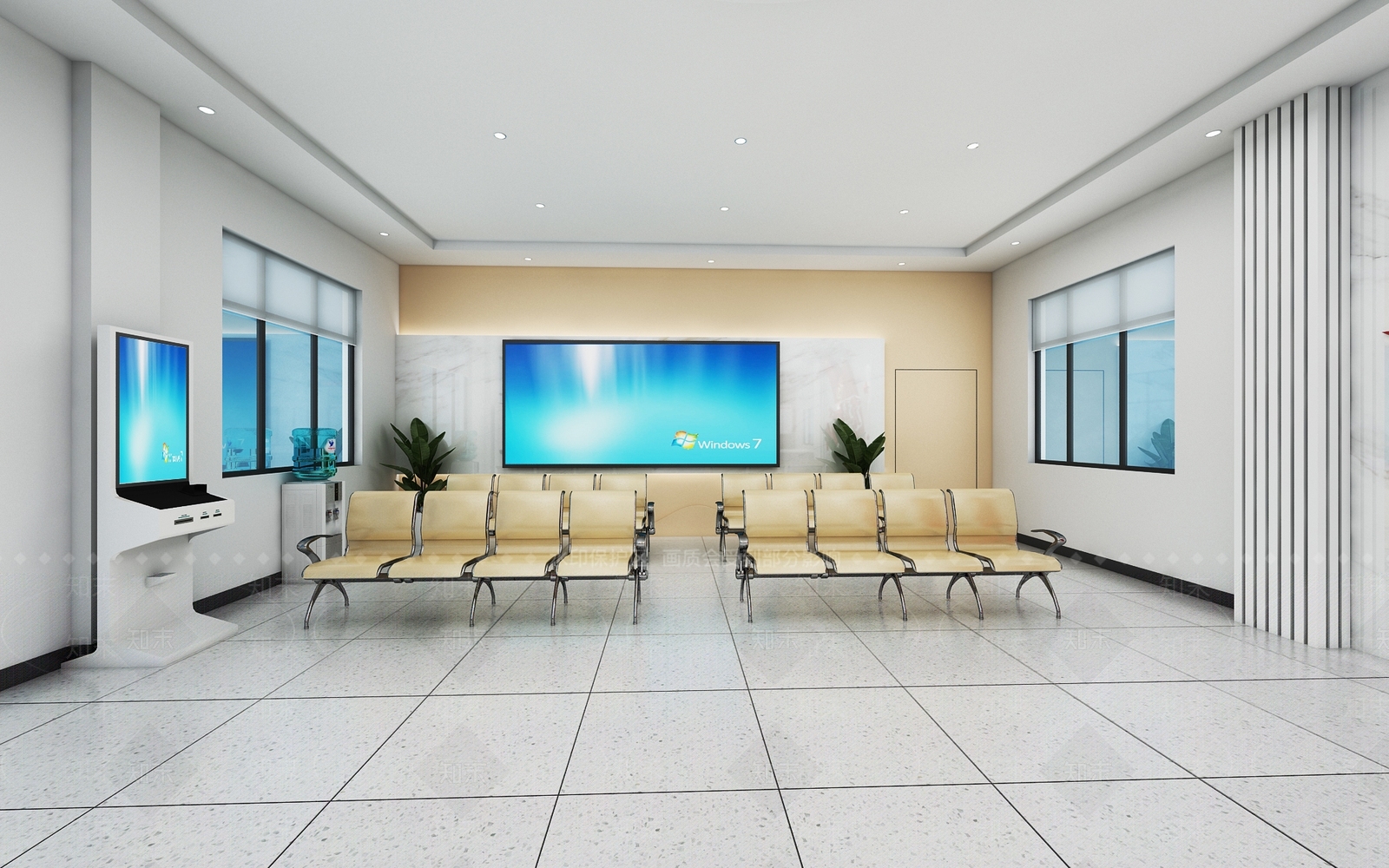 现代党建室3D模型下载【ID:1214250550】