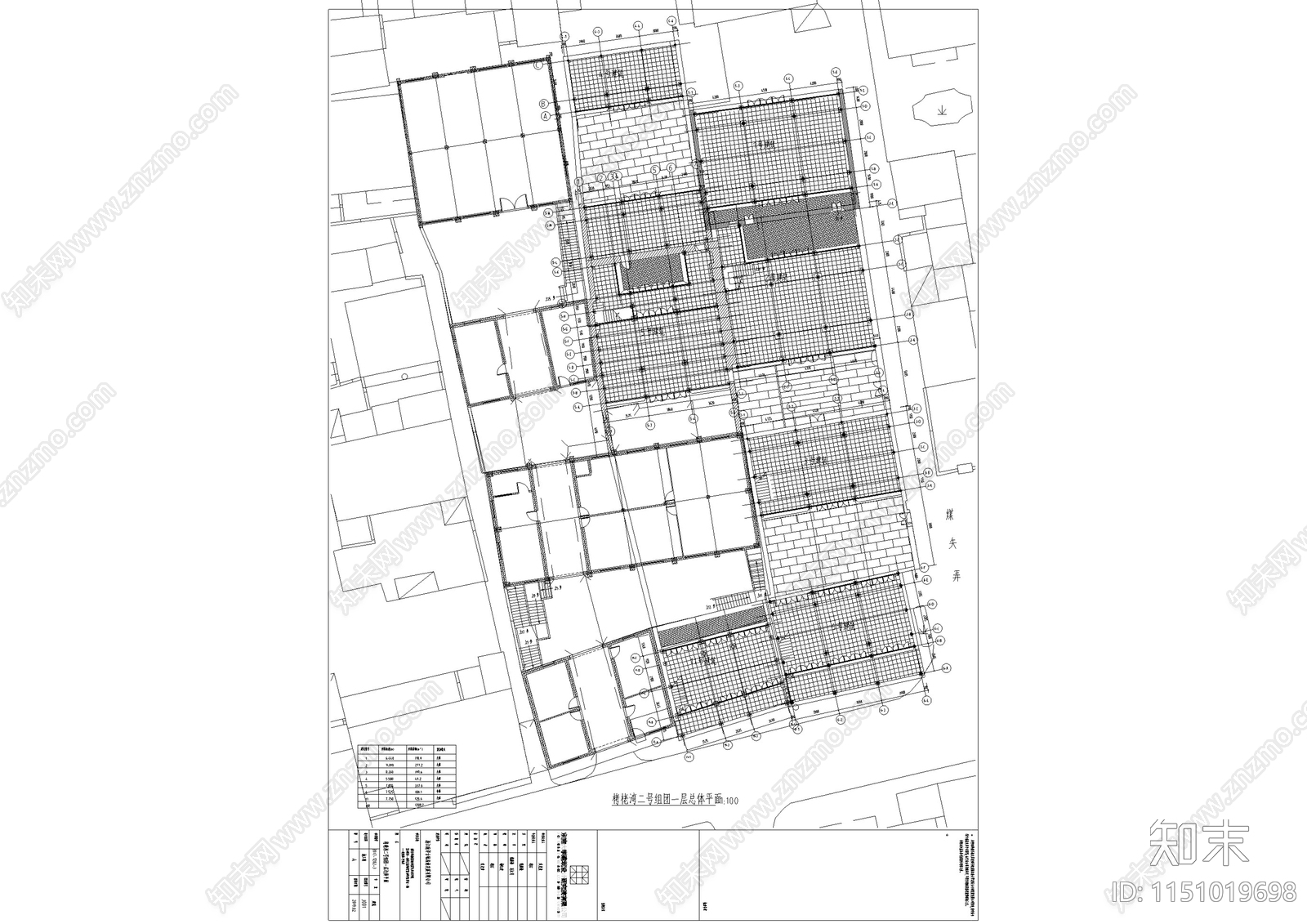 南浔古镇宝善街二号地块11栋建筑修缮设计cad施工图下载【ID:1151019698】