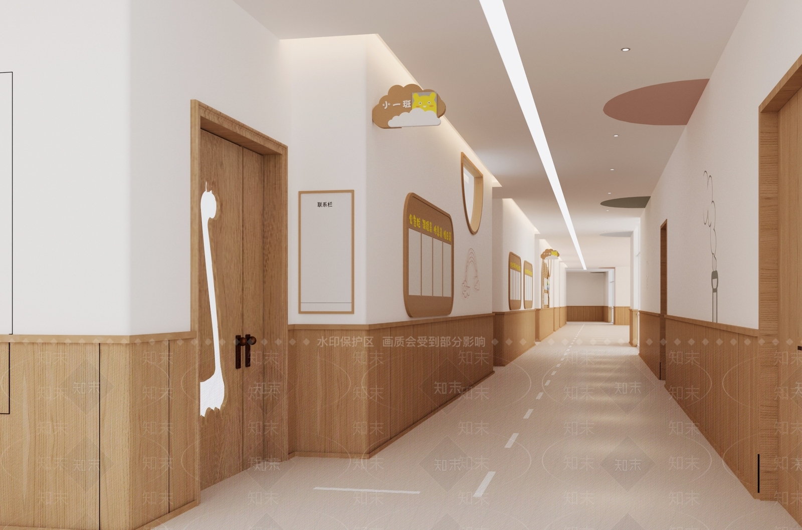 现代幼儿园3D模型下载【ID:1214250782】