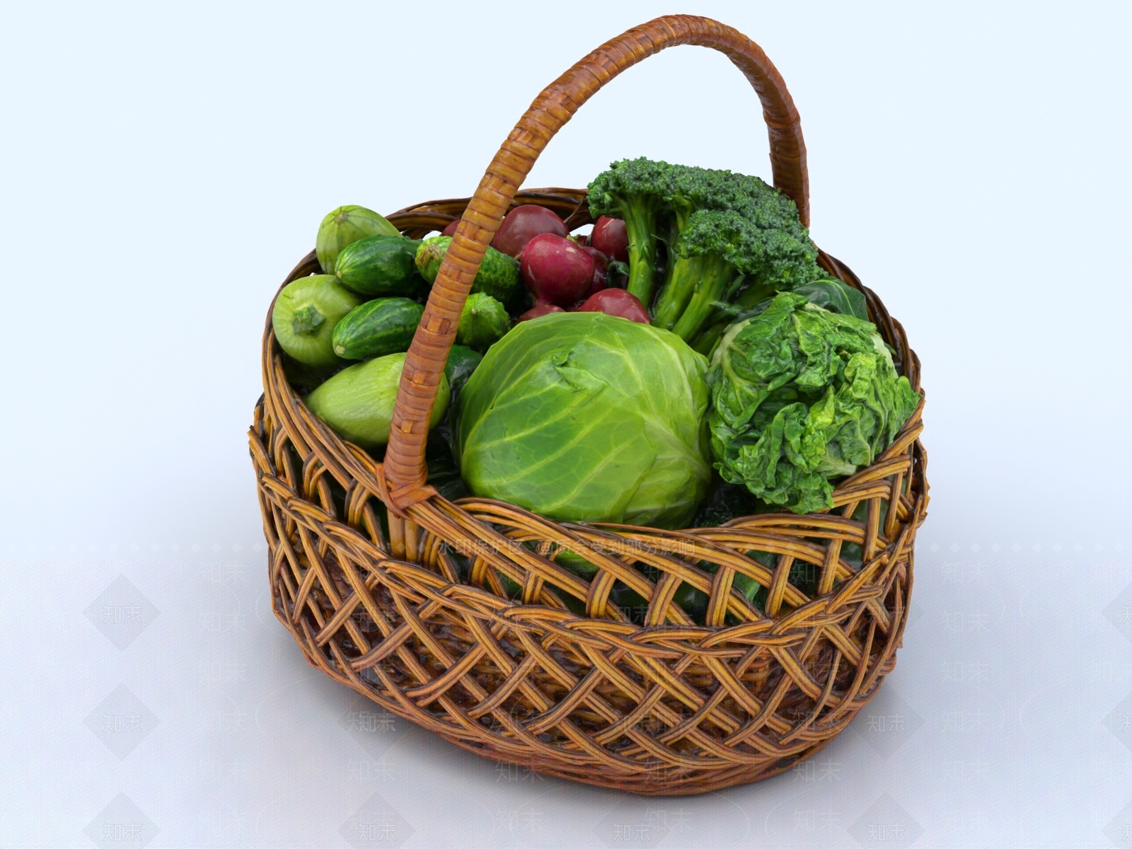 蔬菜3D模型下载【ID:1151043176】