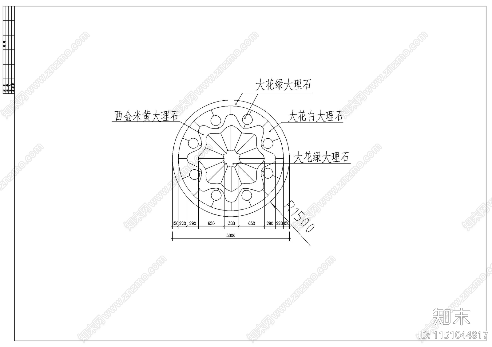 阳光酒店室内cad施工图下载【ID:1151044817】
