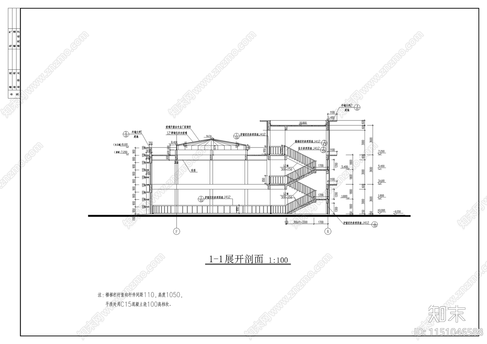 娱乐会所建筑cad施工图下载【ID:1151046588】