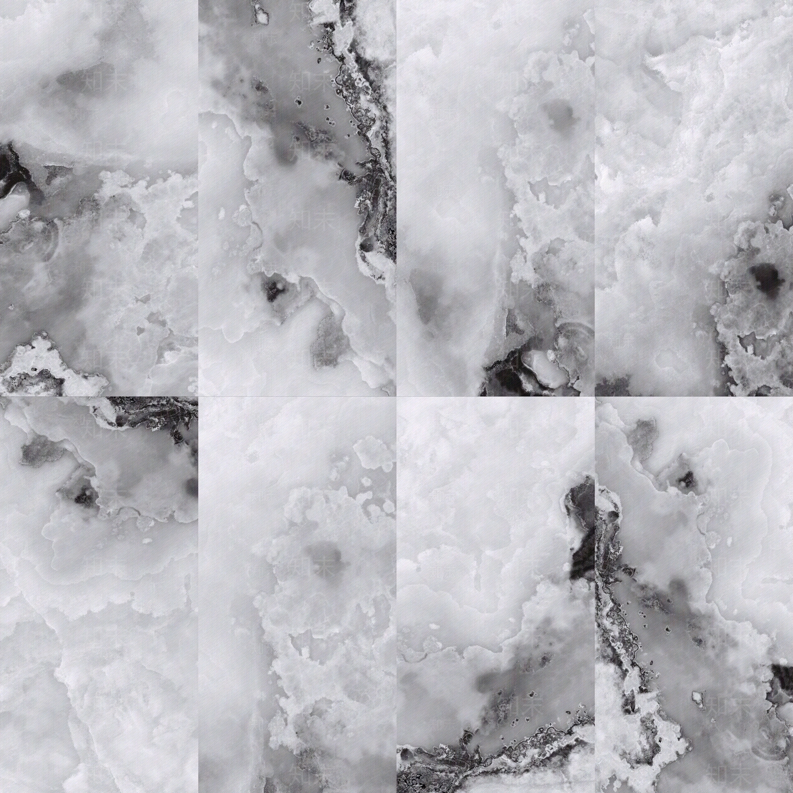 水墨烟云玉石大理石瓷砖贴图下载【ID:1151047453】