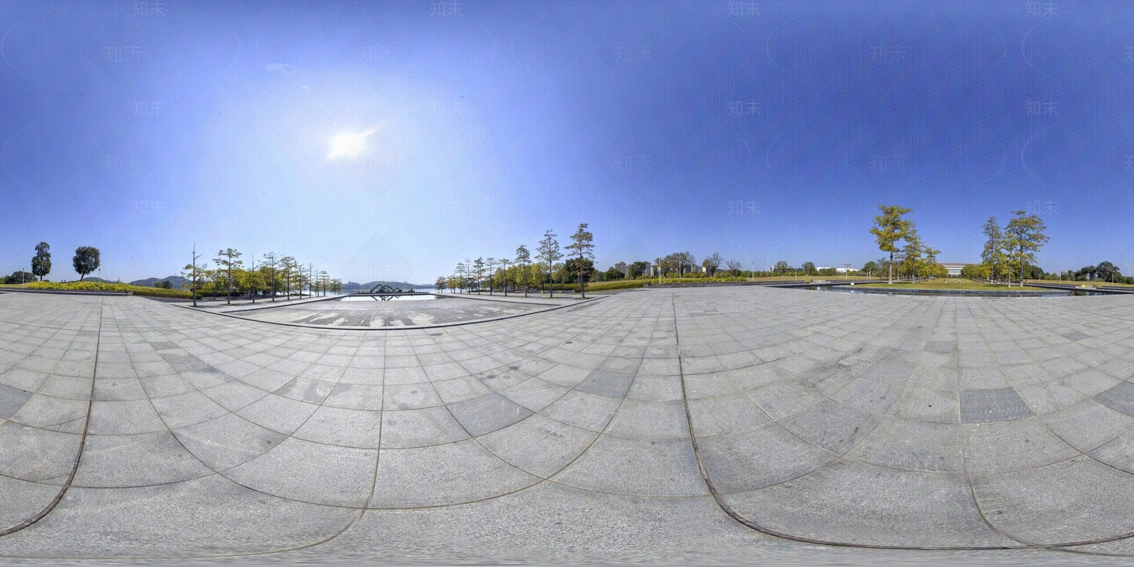 hdr公共开阔广场远景贴图下载【ID:1151052067】