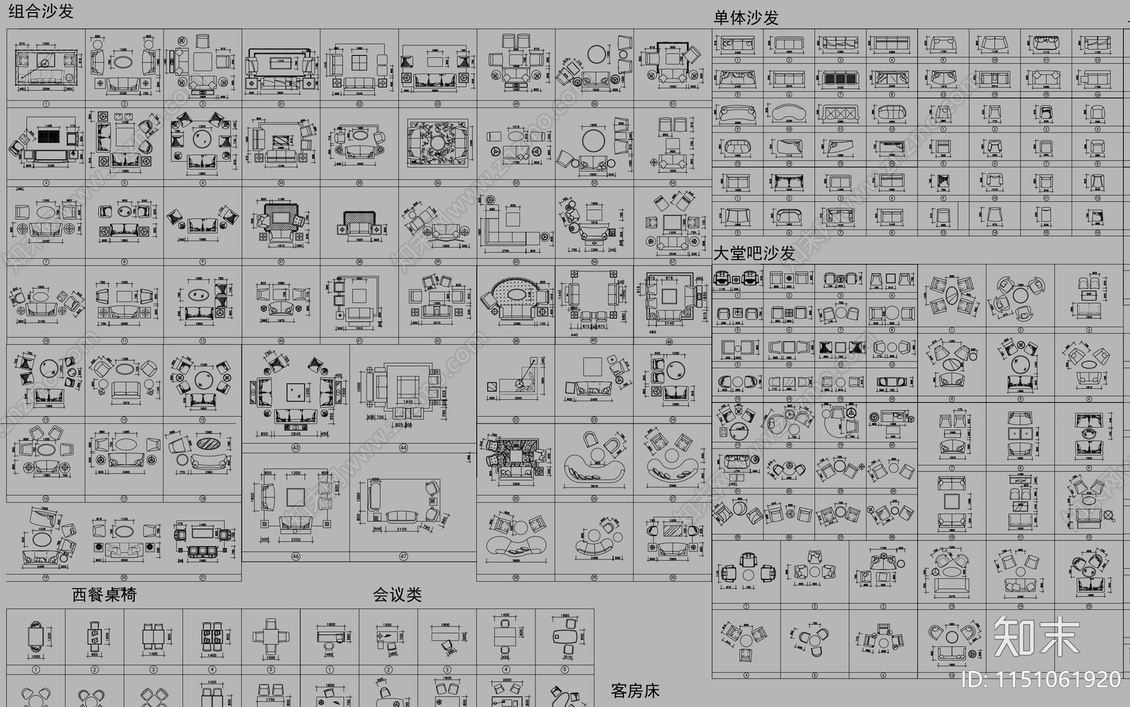 2024年最新工装综合图库cad施工图下载【ID:1151061920】