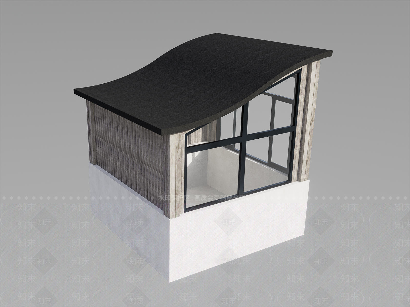 现代乡村特色服务驿站SU模型下载【ID:1151166479】
