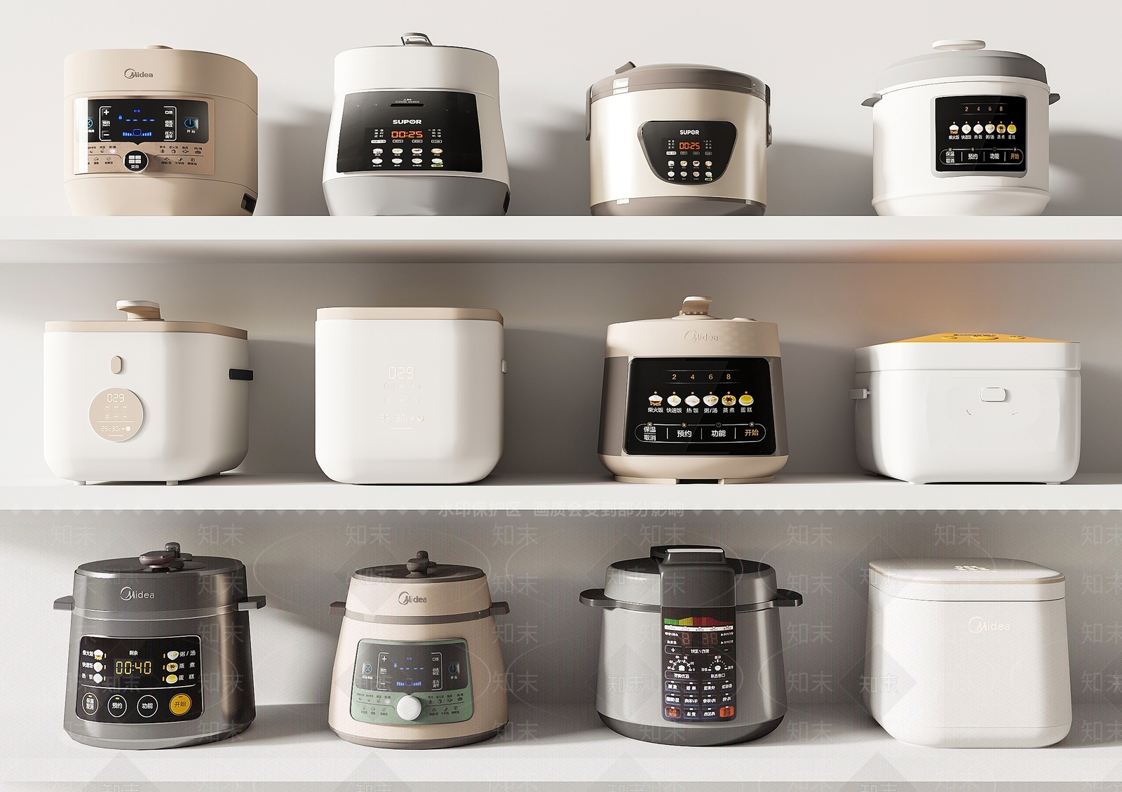 电饭煲SU模型下载【ID:1151078620】