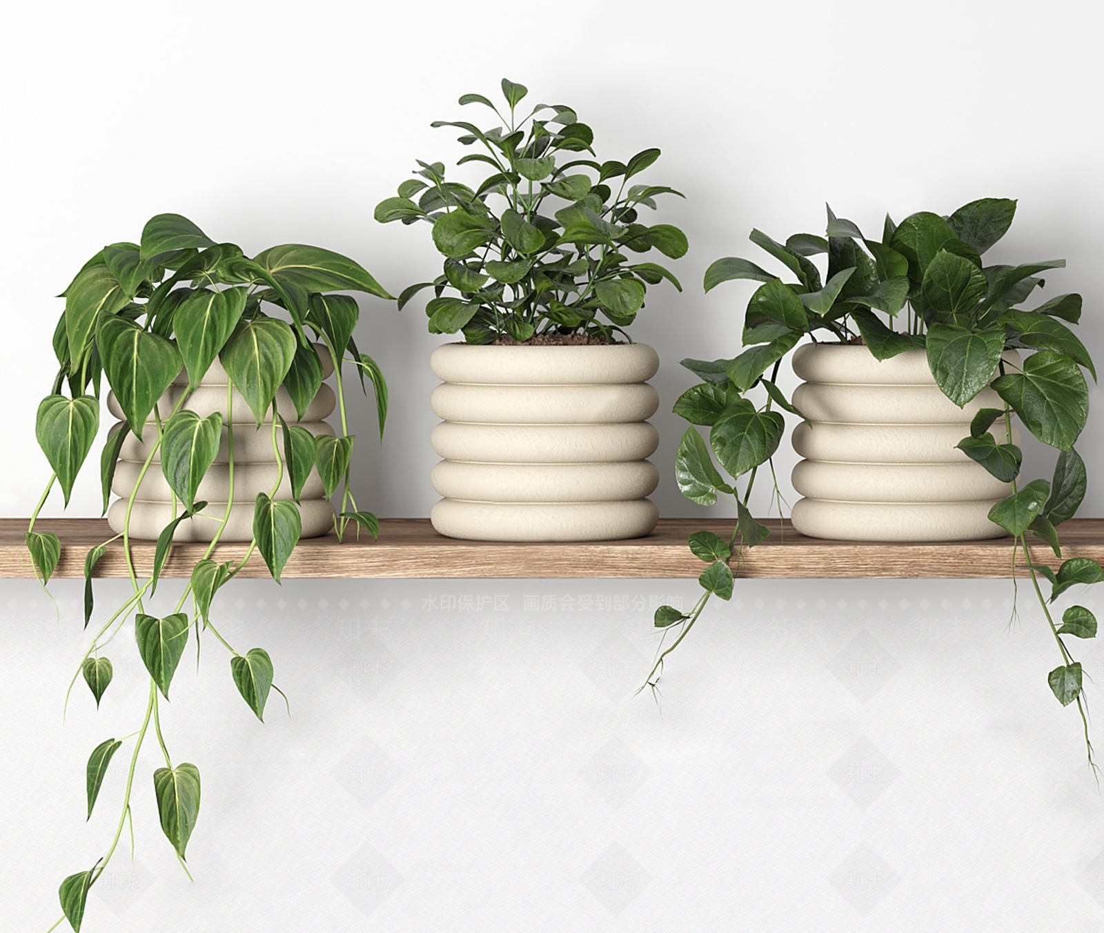 绿萝盆栽SU模型下载【ID:1151084258】