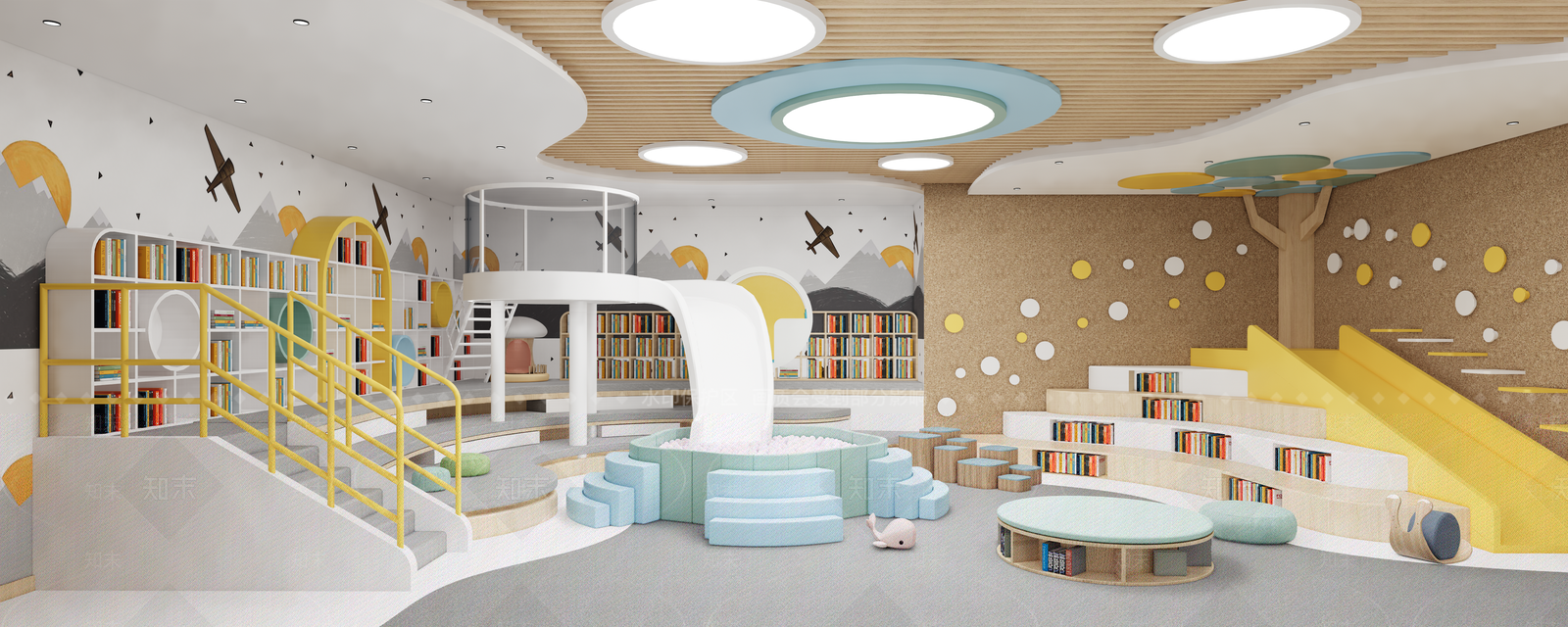 现代幼儿园活动室SU模型下载【ID:1151085784】