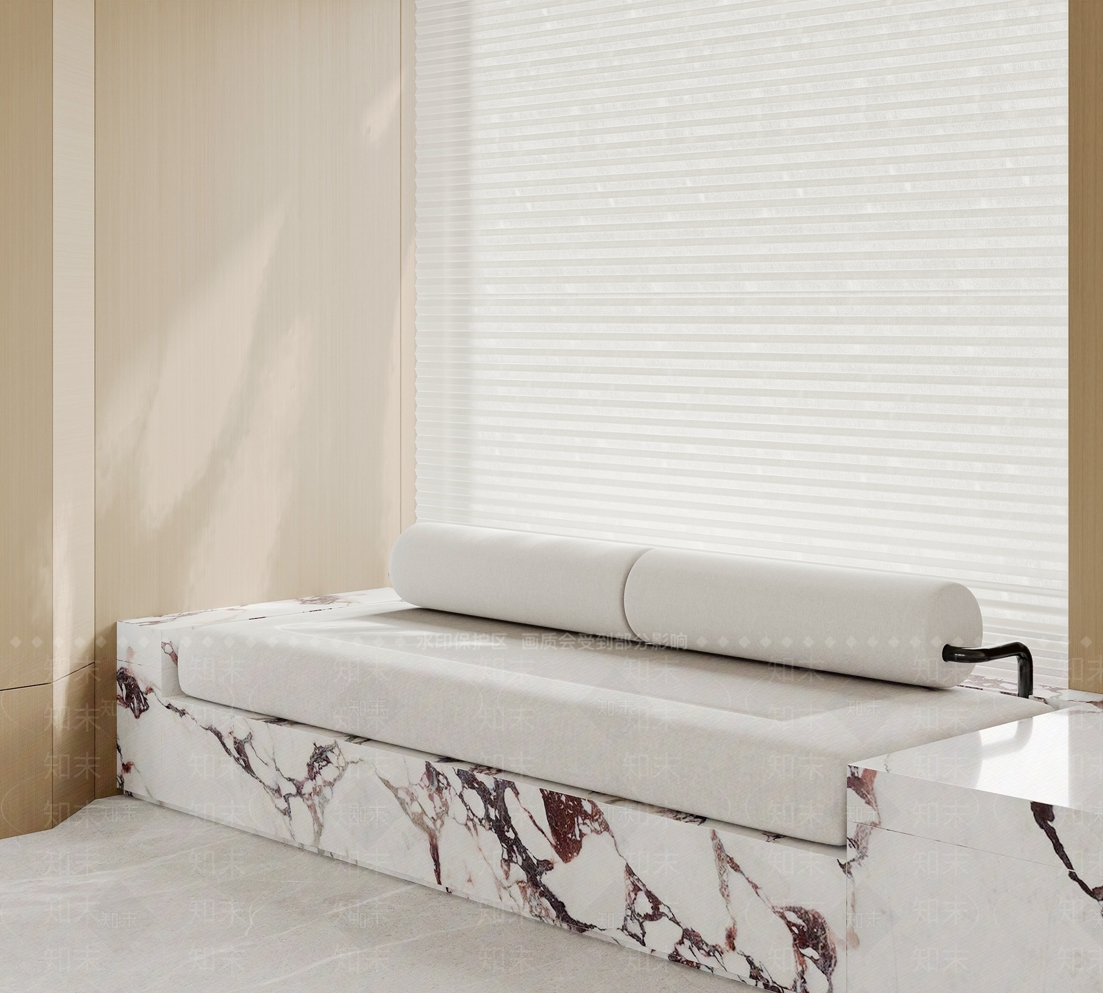 现代飘窗坐垫3D模型下载【ID:1151089699】