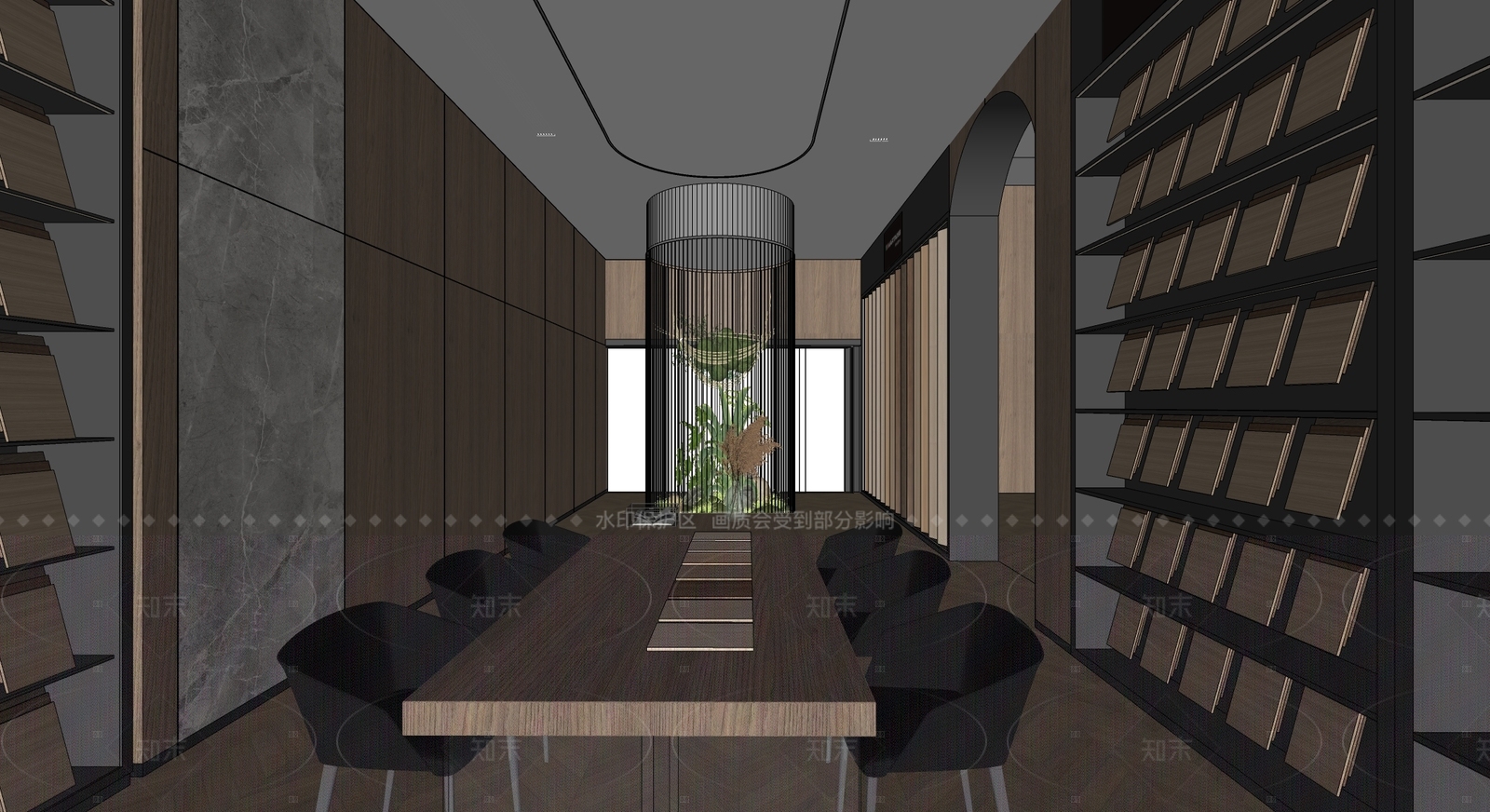 现代家居专卖店SU模型下载【ID:1215999007】