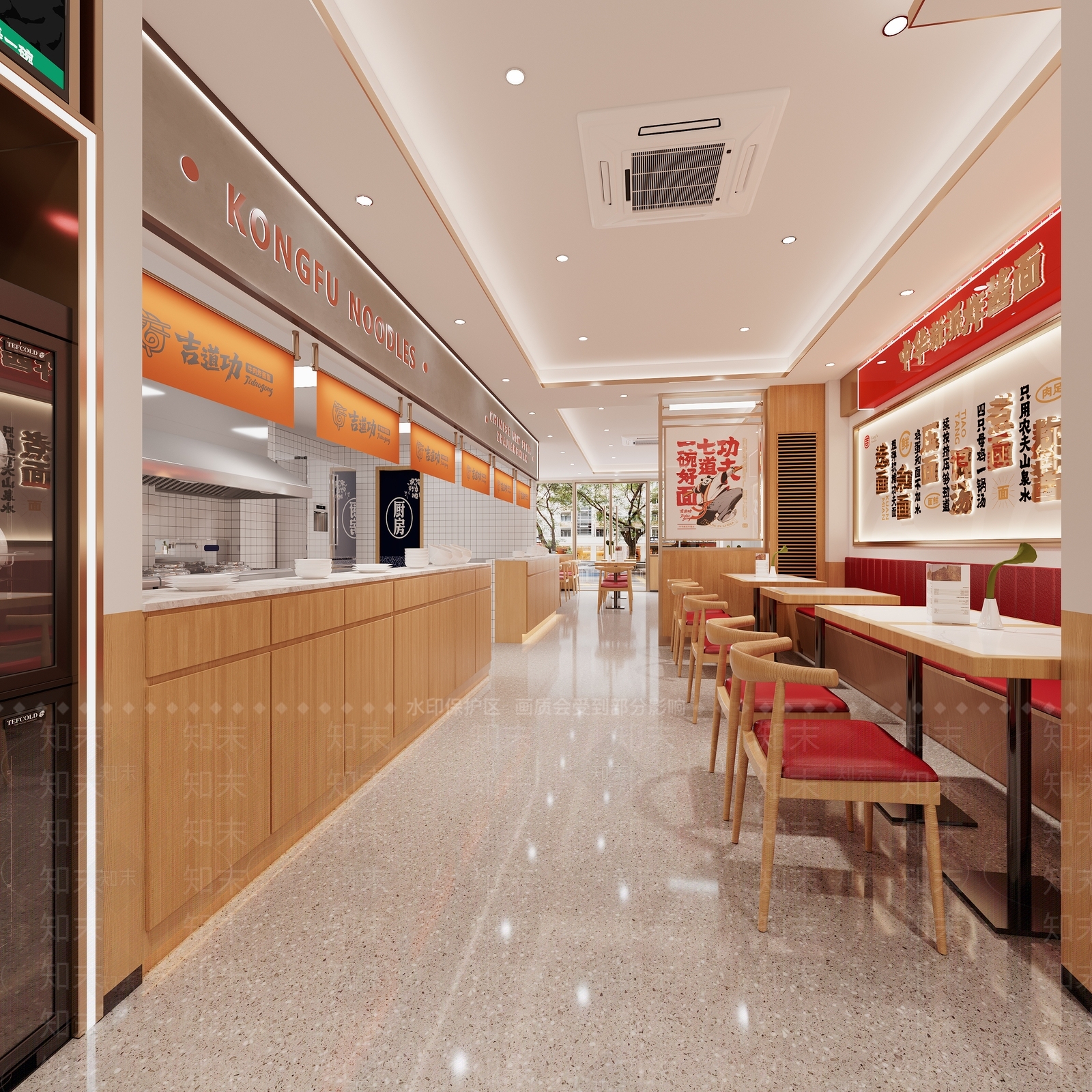 新中式面馆快餐厅3D模型下载【ID:1151107986】