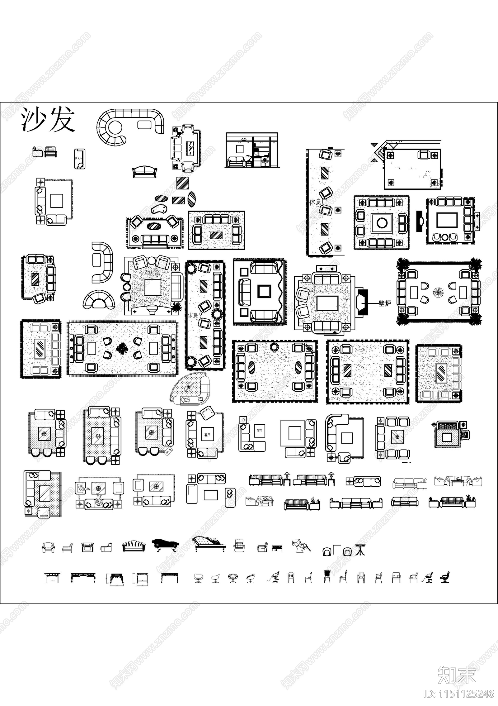 平面工装图库cad施工图下载【ID:1151125246】