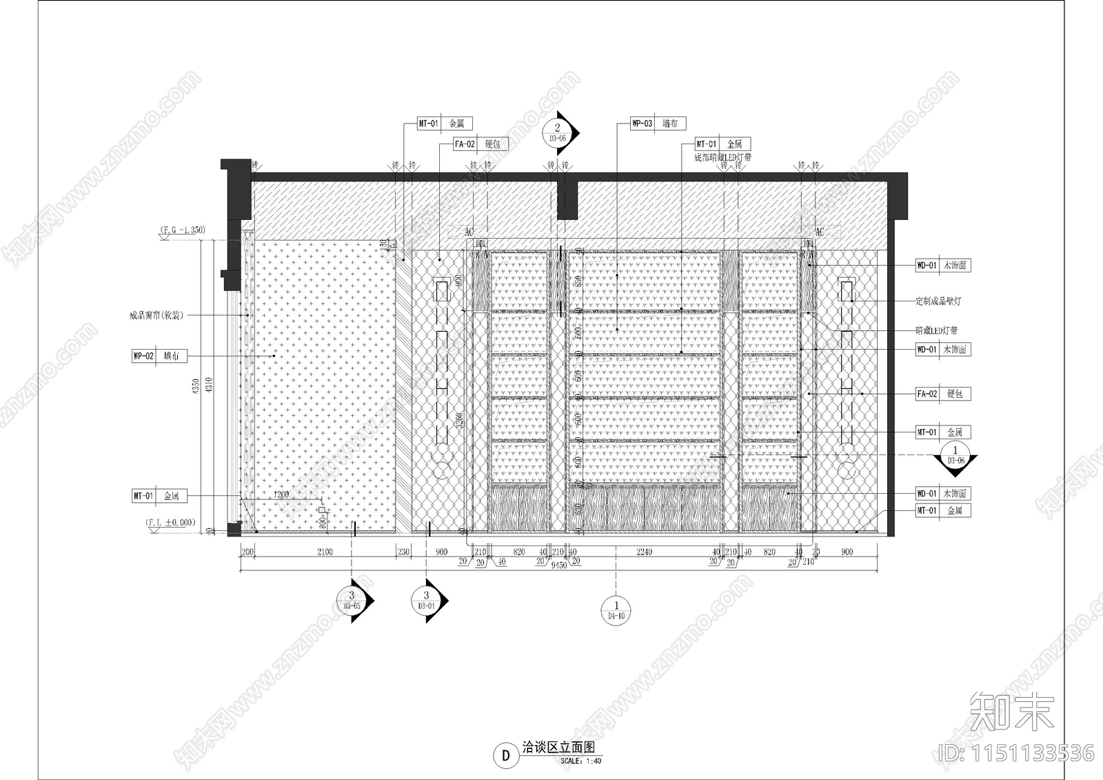 中骏晋江东石售楼处cad施工图下载【ID:1151133536】