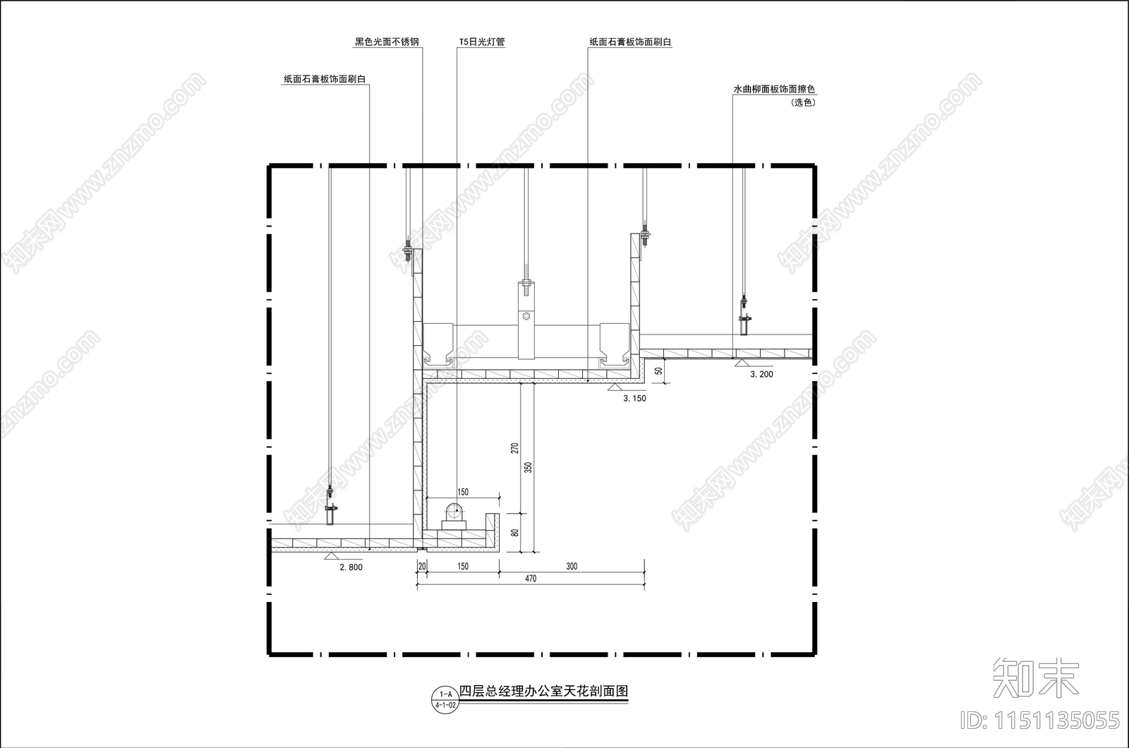 董事长cad施工图下载【ID:1151135055】