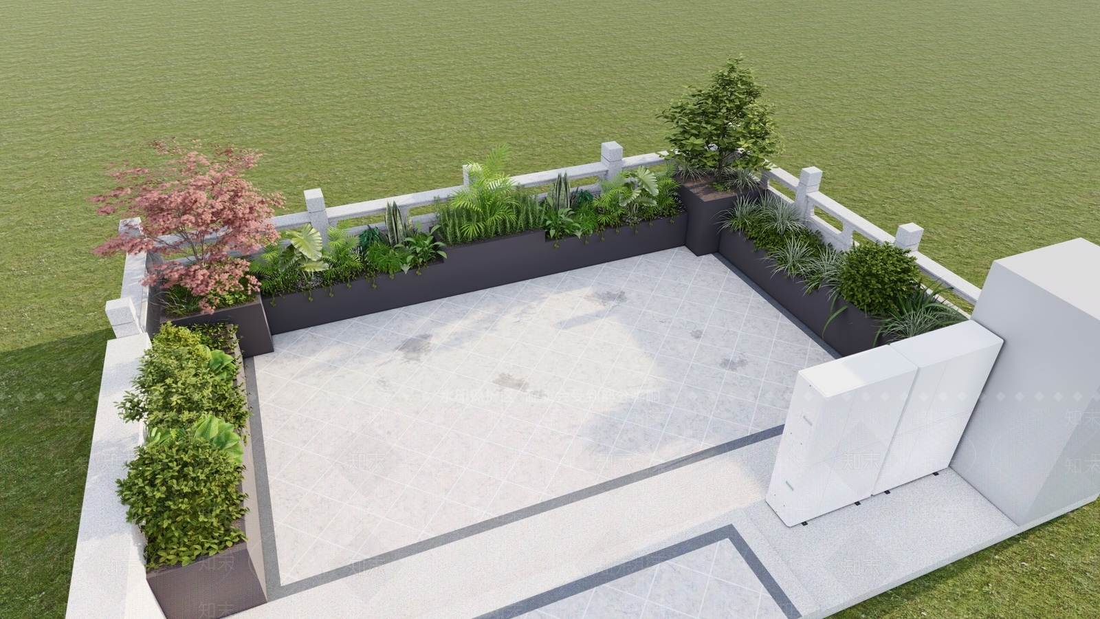 植物组合SU模型下载【ID:1151137990】