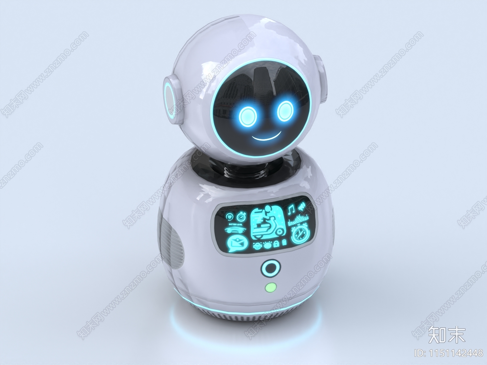 智能机器人3D模型下载【ID:1151142448】