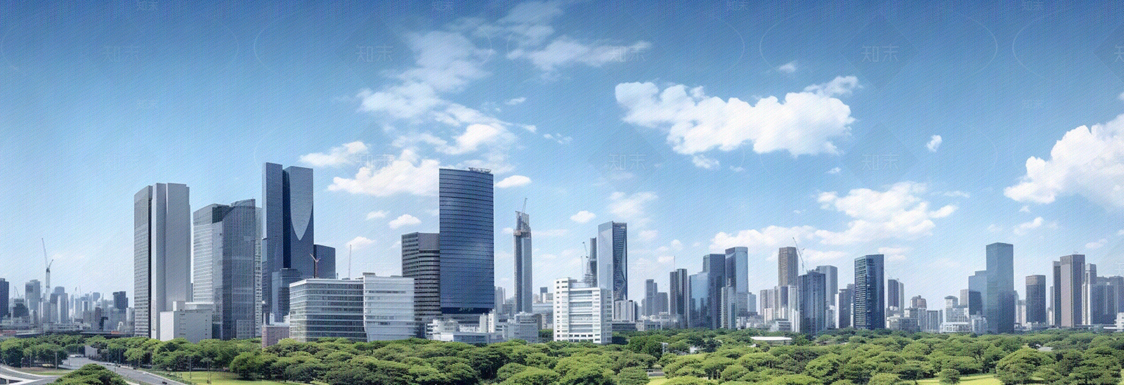 白天城市建筑户外外景贴图下载【ID:1151178947】