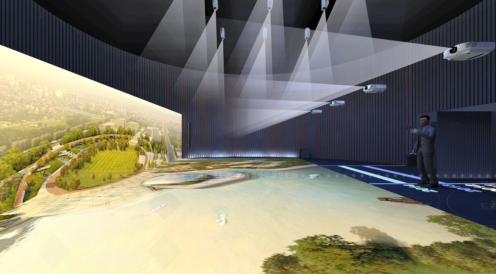 现代放映厅3D模型下载【ID:1151192117】