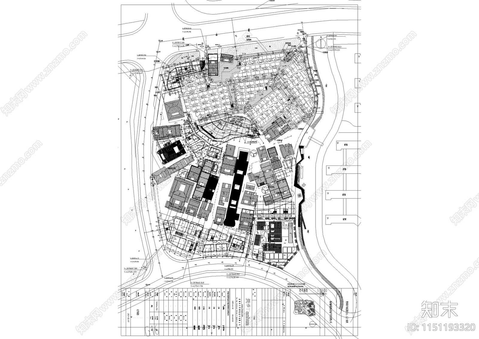 融侨台屿历史文化街区景观平面图cad施工图下载【ID:1151193320】