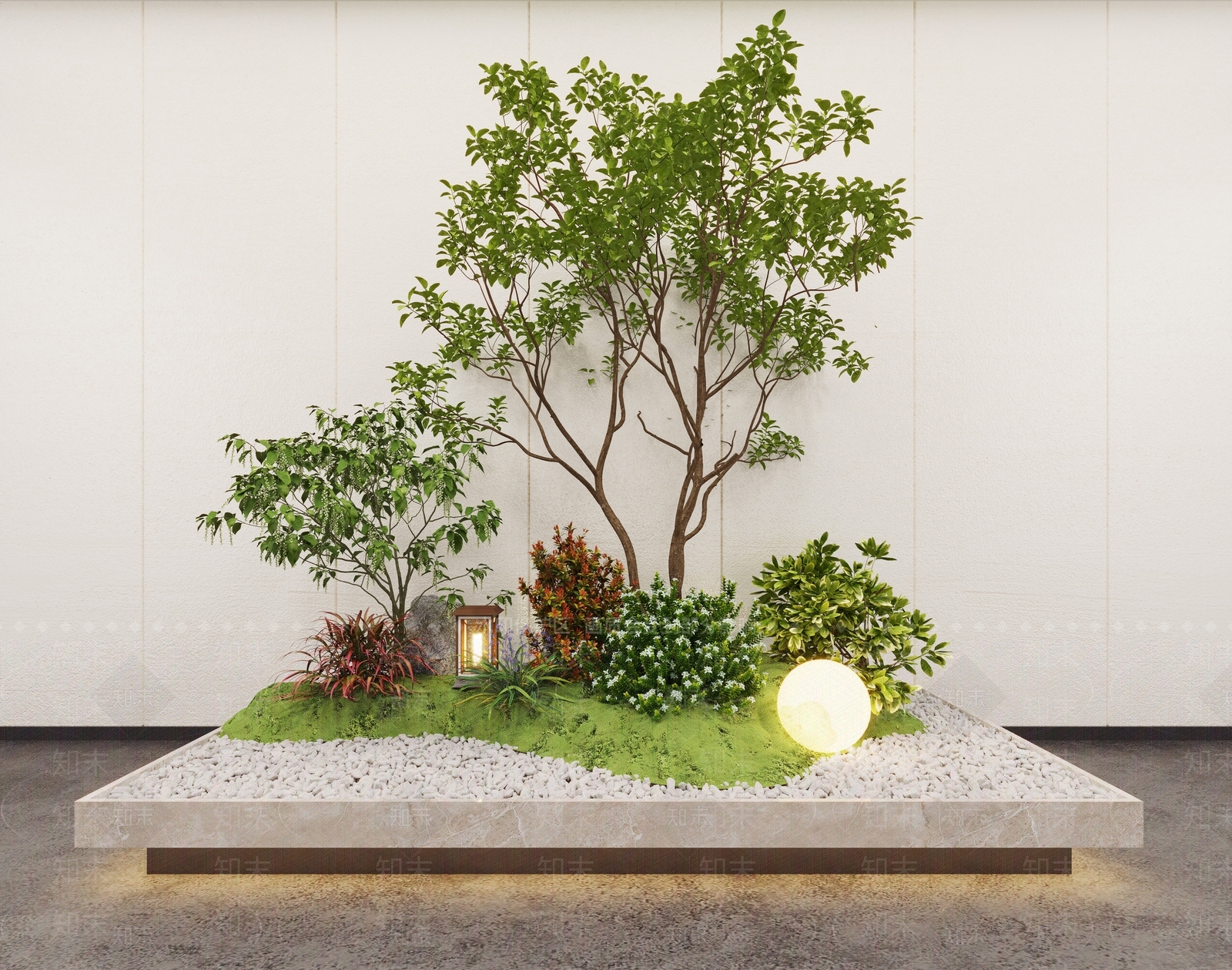 景观造景3D模型下载【ID:1151198511】