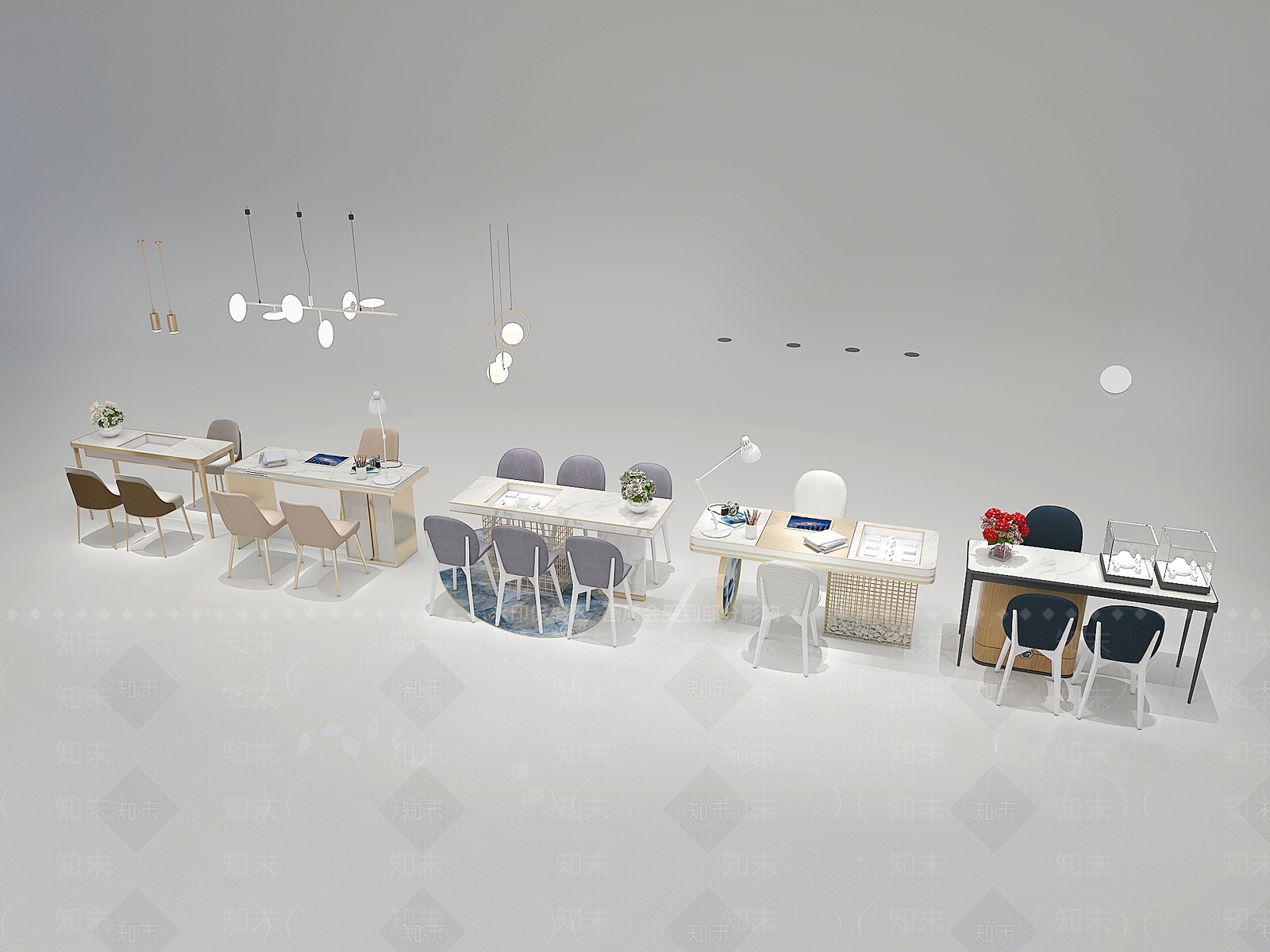 现代珠宝定制台3D模型下载【ID:1151213043】