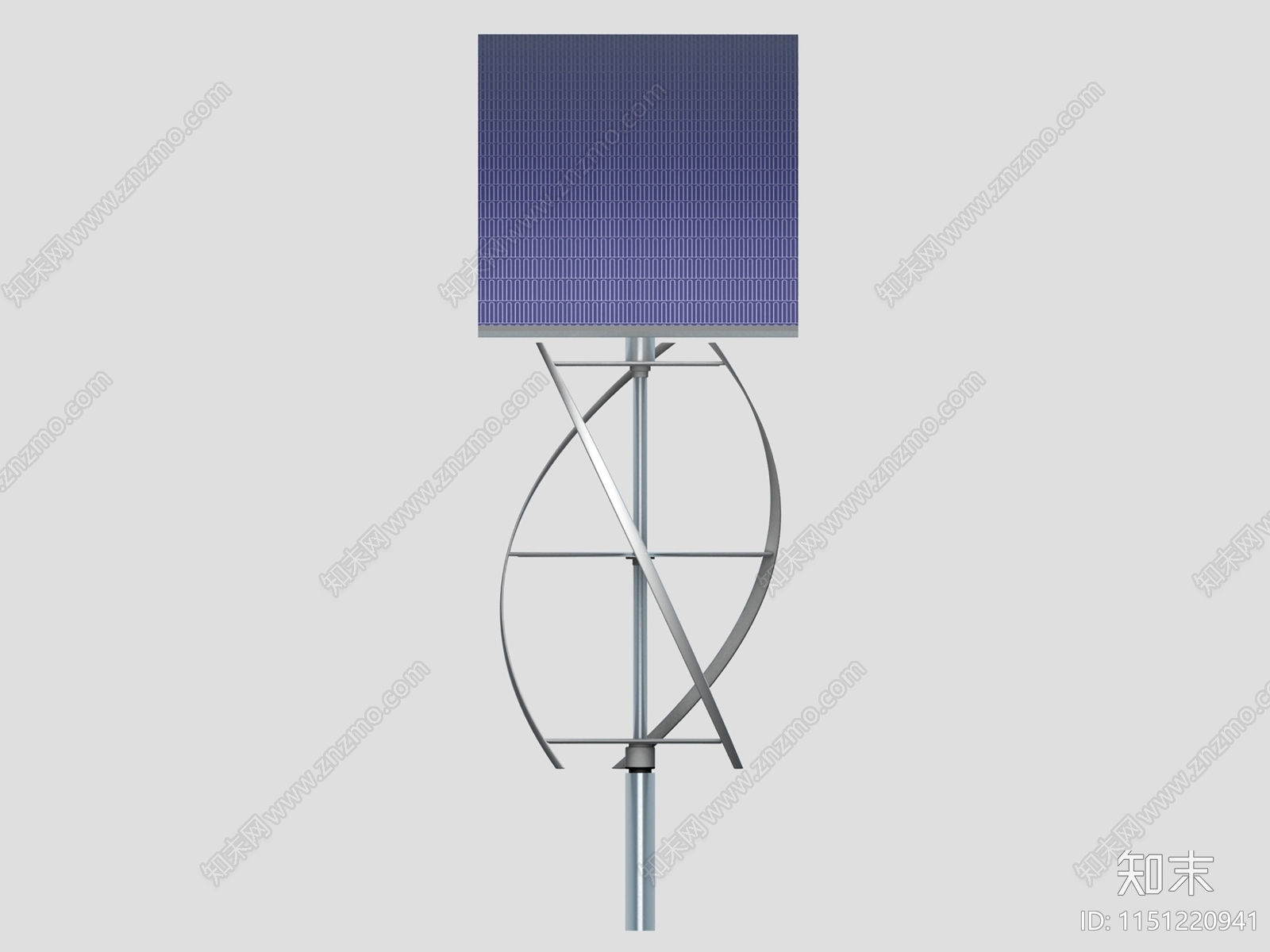 现代节能风车3D模型下载【ID:1151220941】