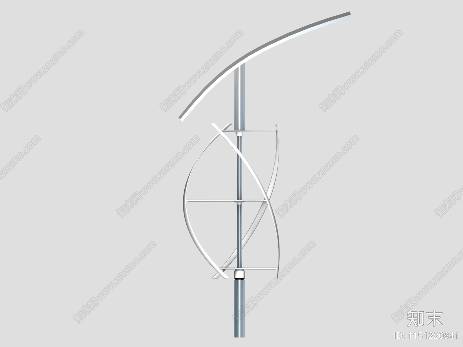 现代节能风车3D模型下载【ID:1151220941】