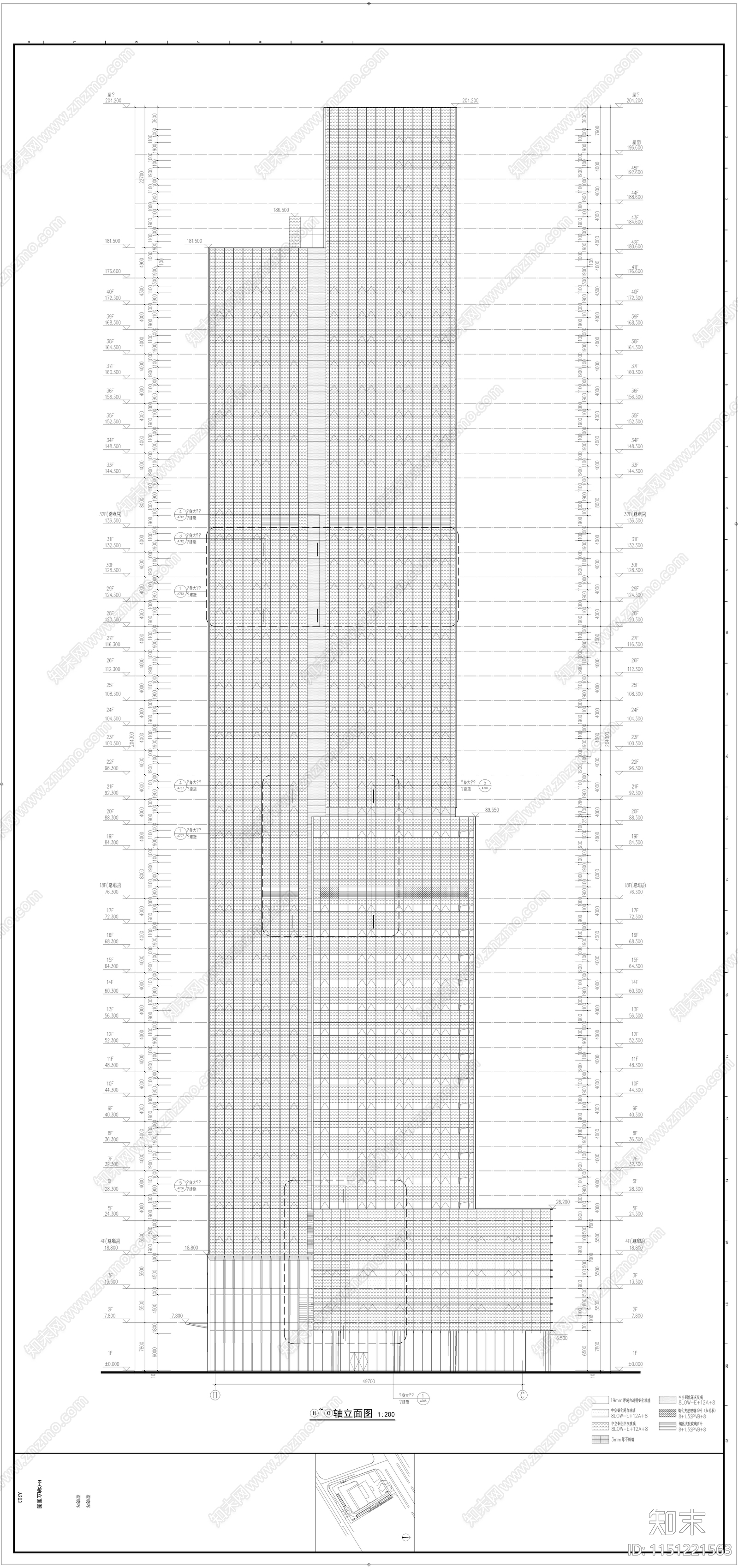 湛江市国基实业投资有限公司建筑cad施工图下载【ID:1151221563】