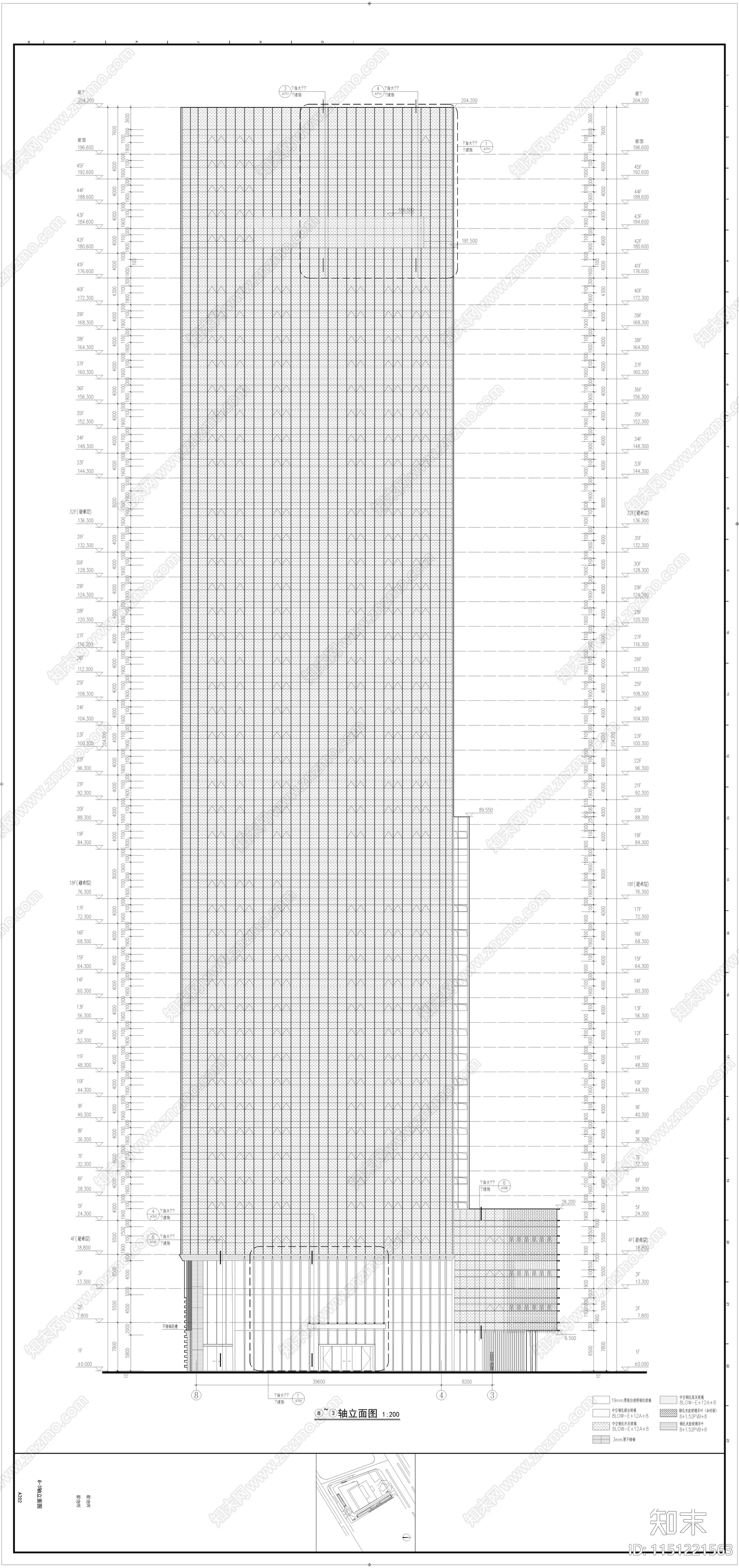 湛江市国基实业投资有限公司建筑cad施工图下载【ID:1151221563】
