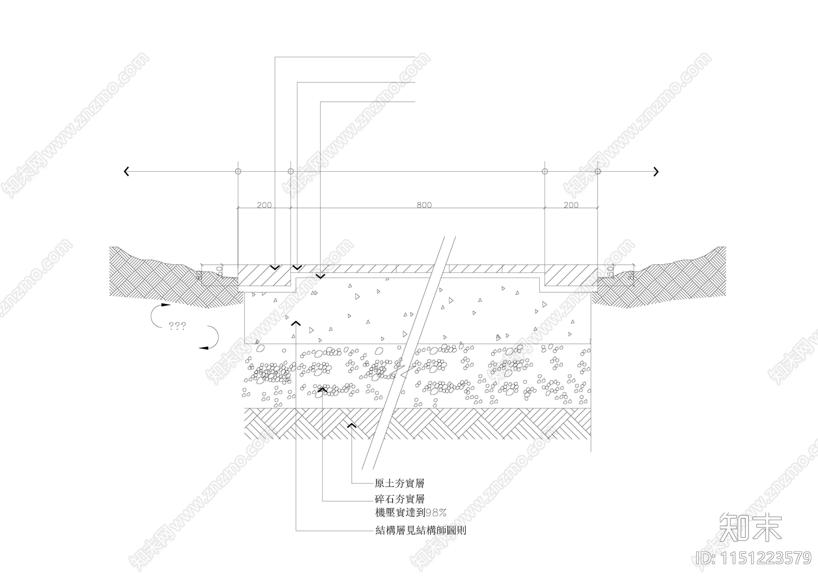 保利城花园景观cad施工图下载【ID:1151223579】
