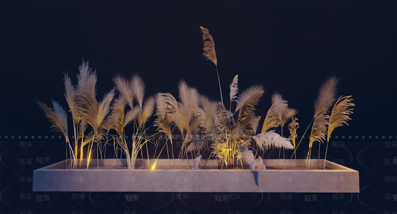 花坛3D模型下载【ID:1151227806】