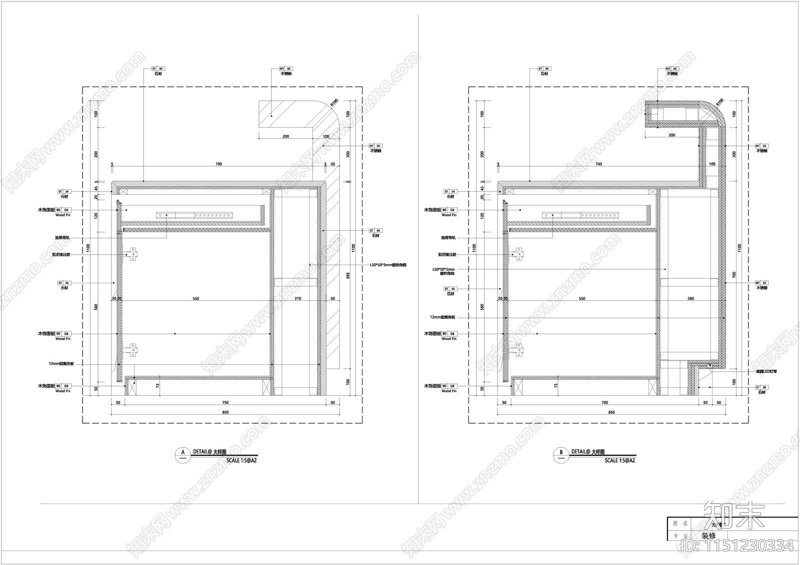 01cad施工图下载【ID:1151230334】