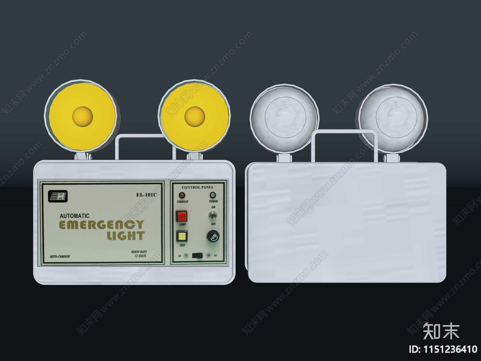 现代应急灯SU模型下载【ID:1151236410】