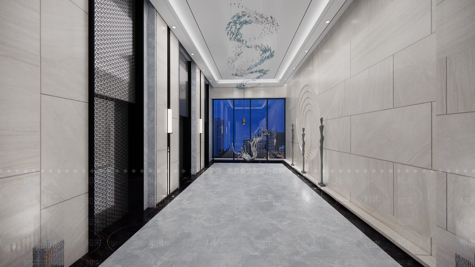 现代公司大堂SU模型下载【ID:1151245850】
