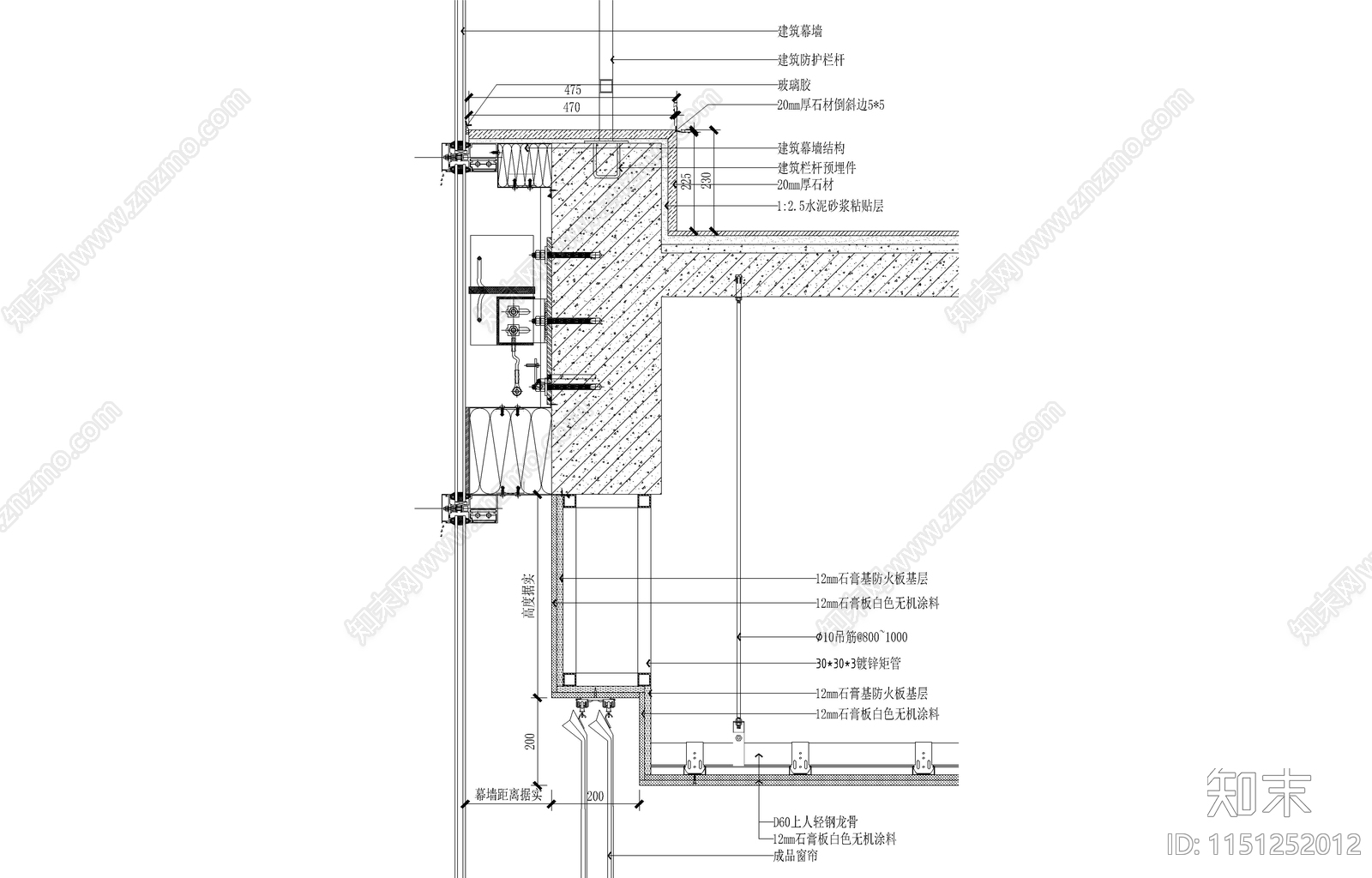扣板吊顶CAD图纸