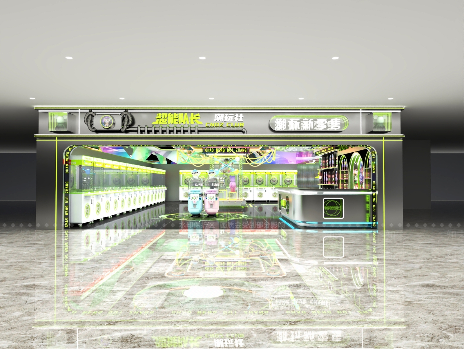 现代娃娃机店3D模型下载【ID:1151257522】