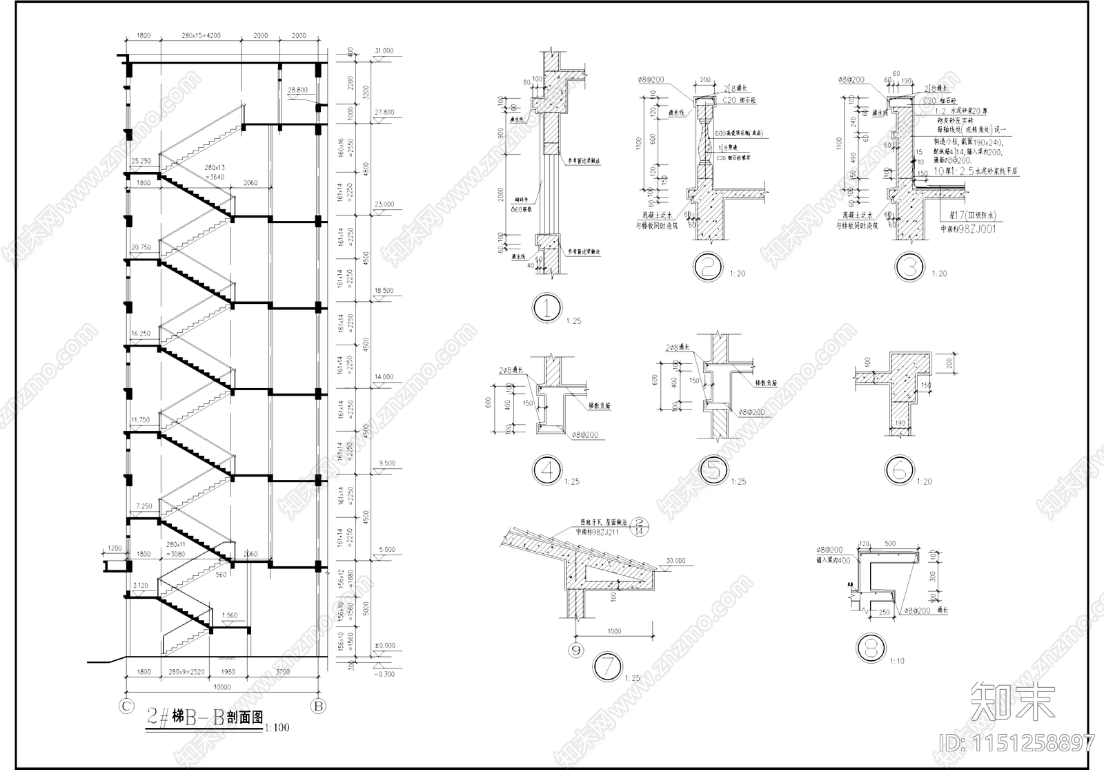工业厂房车间建筑cad施工图下载【ID:1151258897】