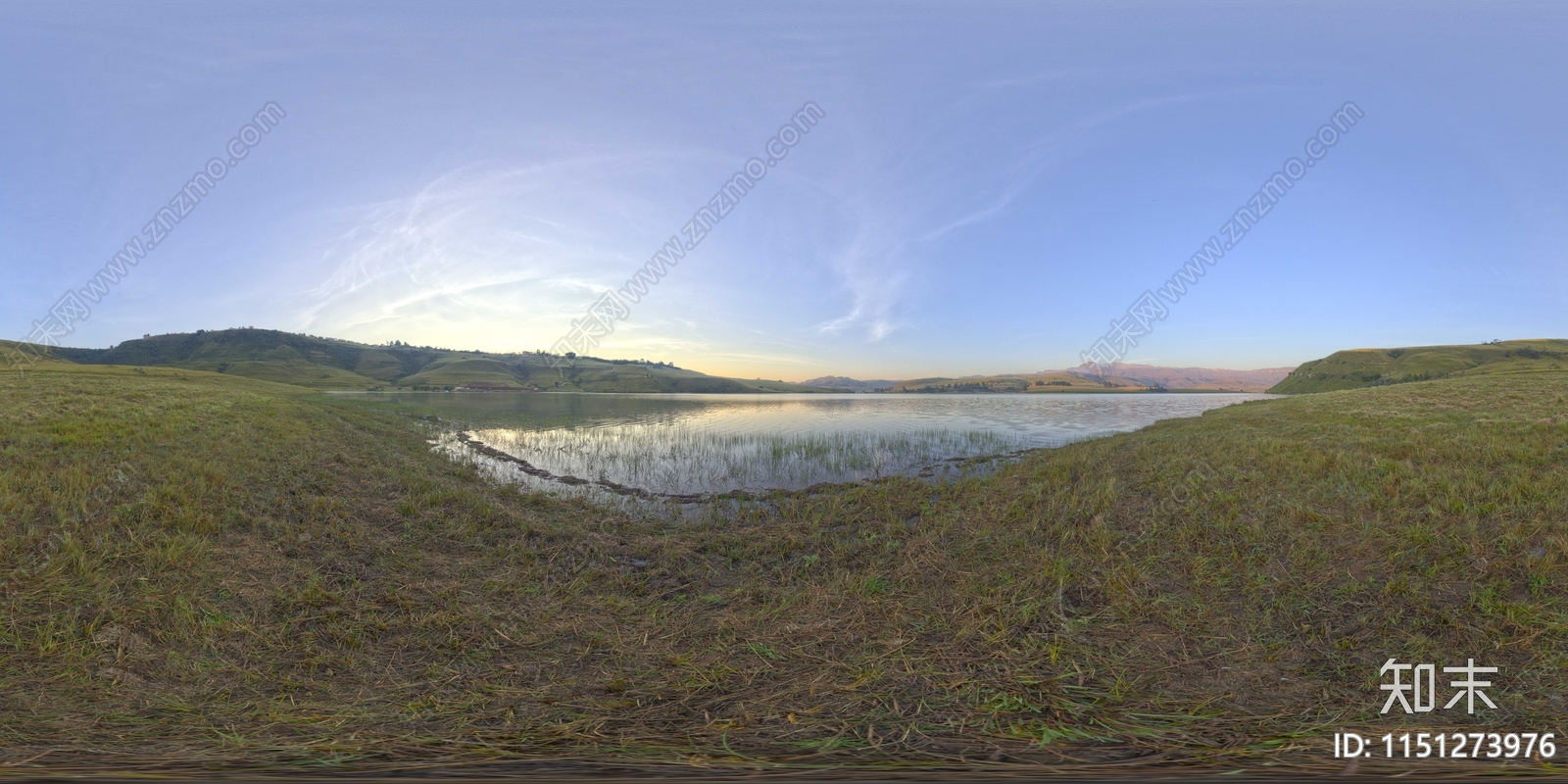 hdr16k超湿地湖水蓝天贴图下载【ID:1151273976】