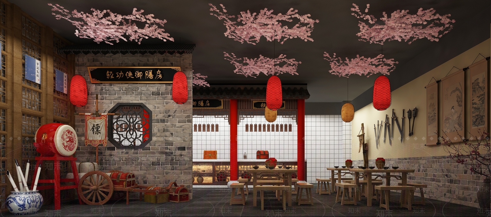 新中式剧本杀3D模型下载【ID:1214258042】