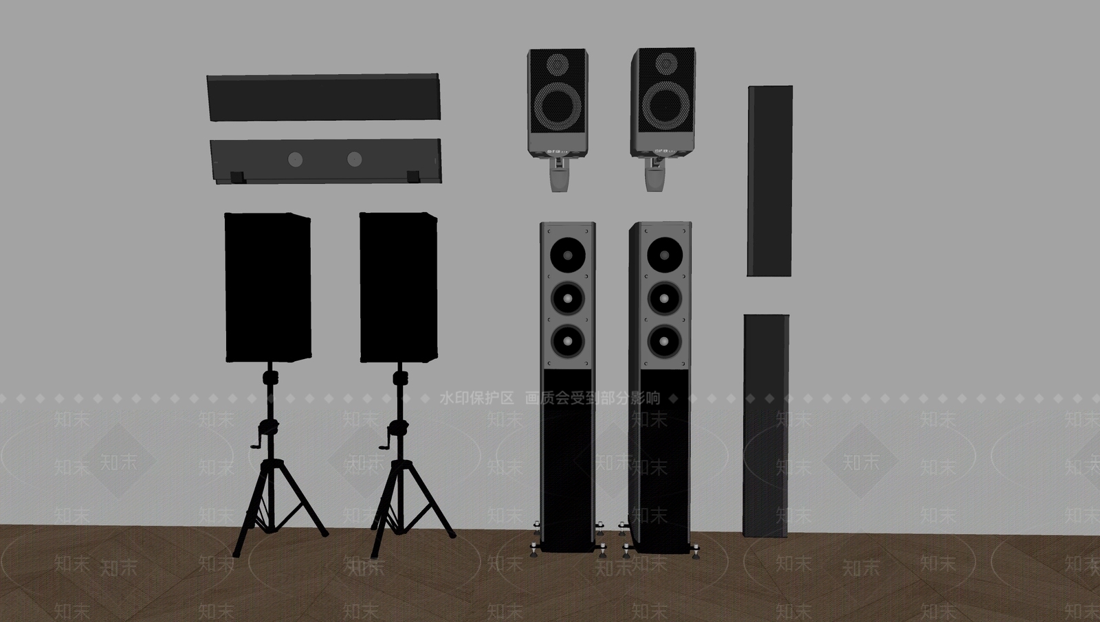 音响SU模型下载【ID:1151323093】