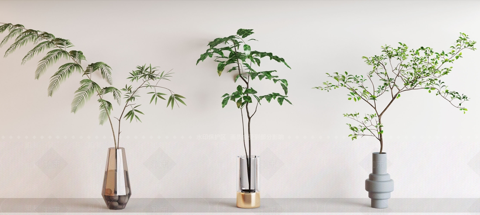 水生植物3D模型下载【ID:1151888993】