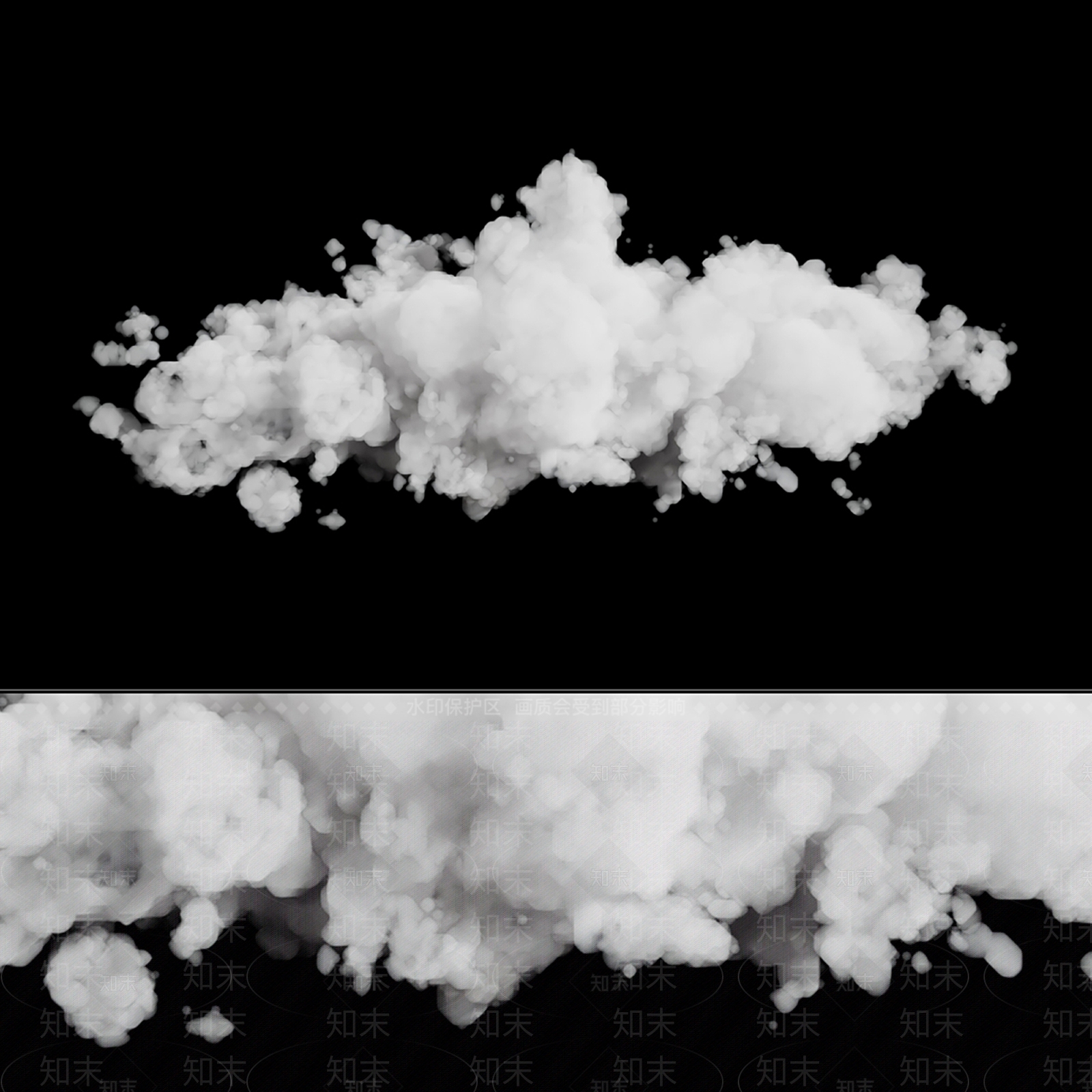 现代云朵雕塑装置SU模型下载【ID:1151325183】